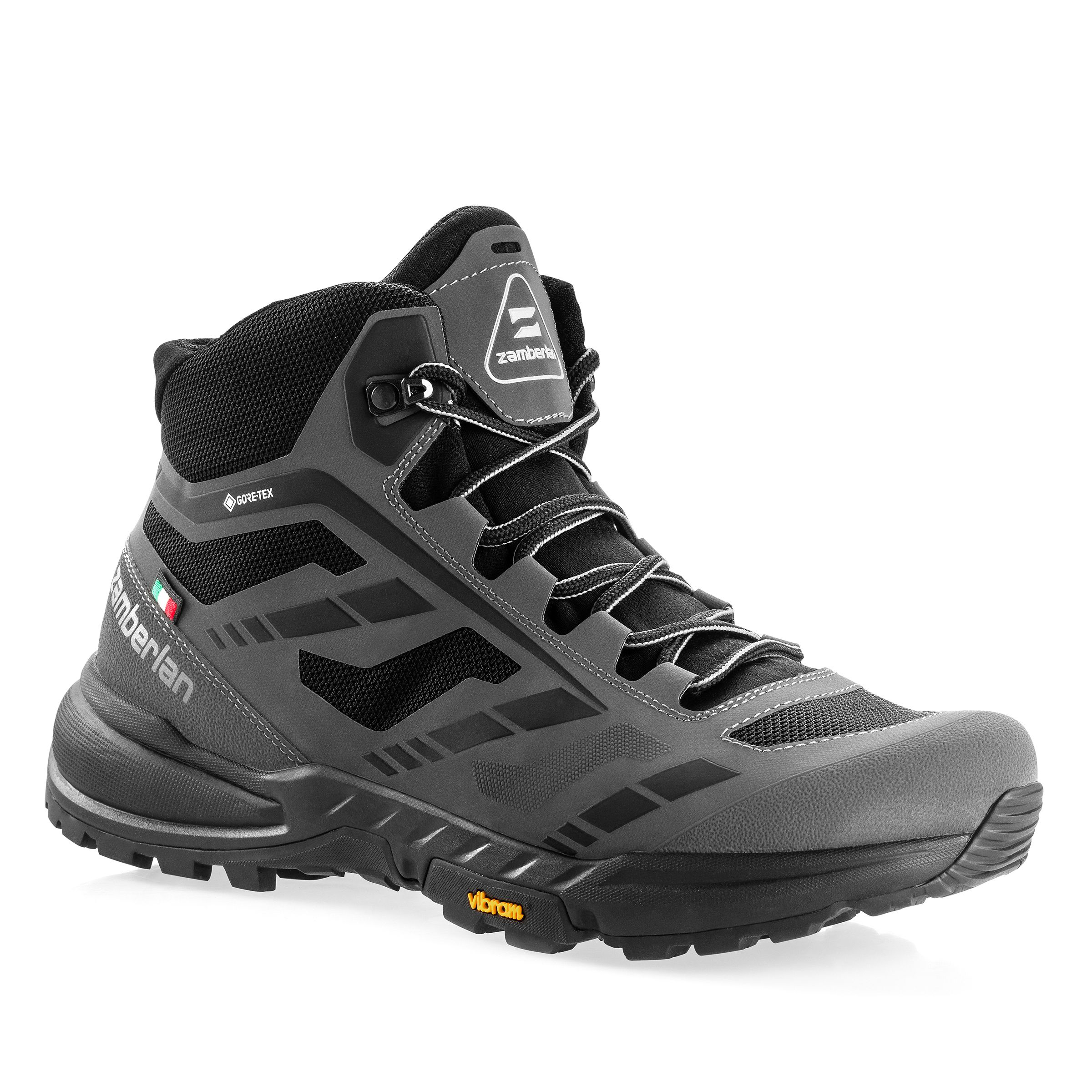 Zamberlan 219 Anabasis GTX Waterproof Mid Hiking Boots for Men - Grey - 8M