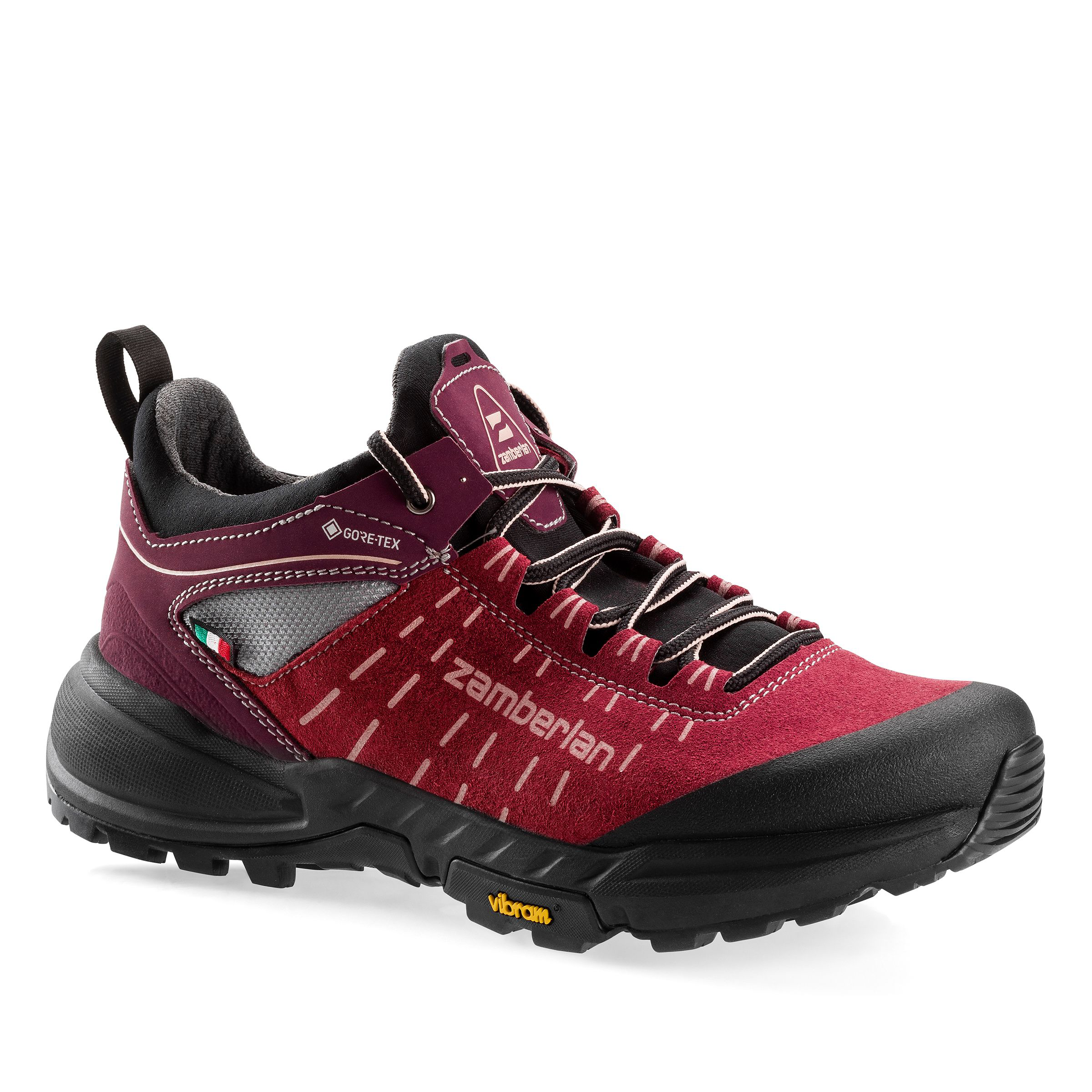 Image of Zamberlan 335 Circe Low GTX Hiking Shoes for Ladies - Wine - 7M