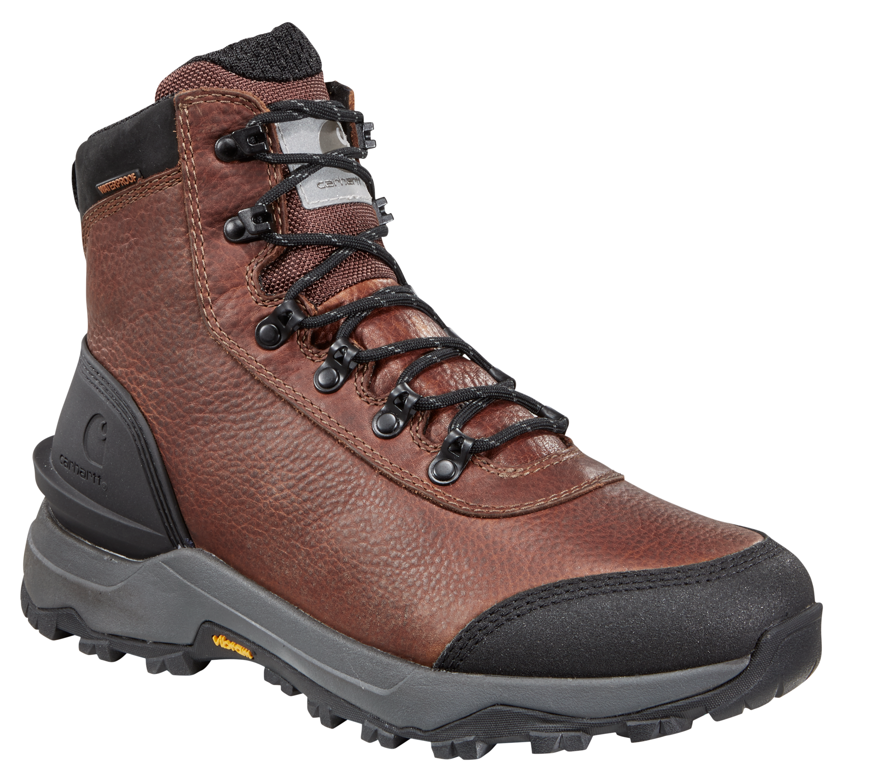 Image of Carhartt Outdoor Hiker Insulated Waterproof Hiking Boots for Men - Mineral Red - 8M