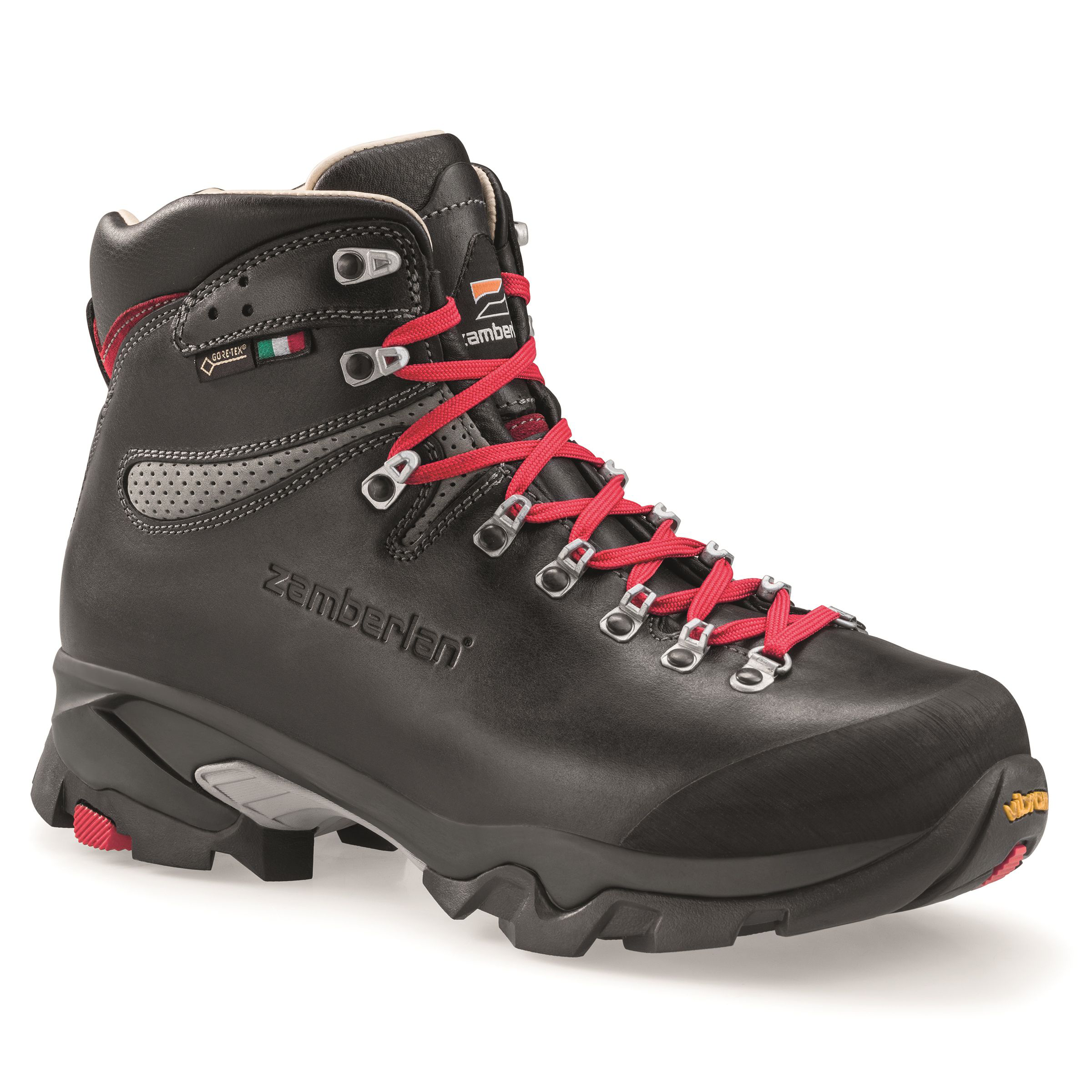 Zamberlan 1996 Vioz Lux GTX RR Waterproof Hiking Boots for Men - Waxed Black - 7.5M