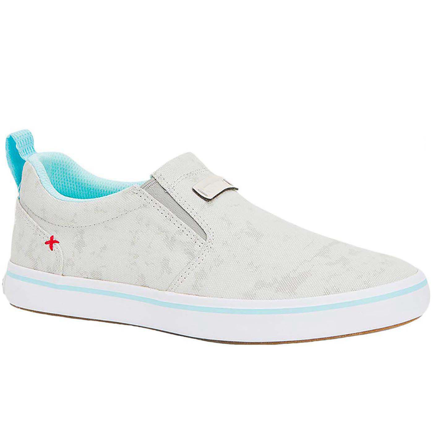 Image of Xtratuf Eco Sharkbyte Deck Shoes for Ladies - Grey - 7.5M