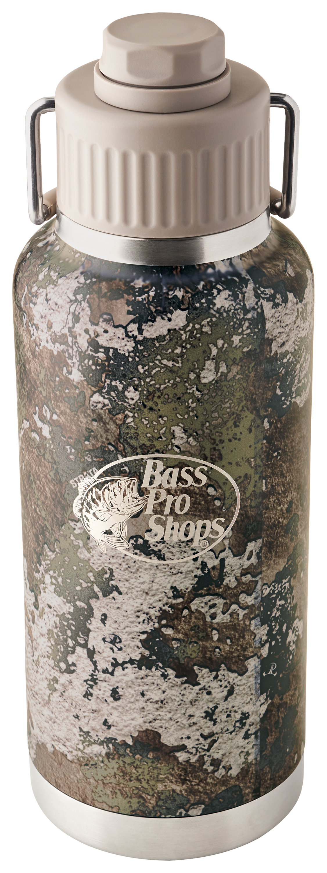 Image of Bass Pro Shops Water Bottle with Spout Lid - 32 oz. - TrueTimber Strata