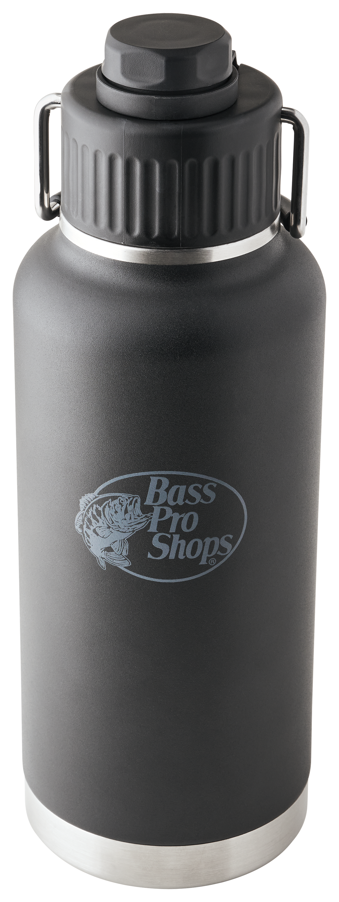 Image of Bass Pro Shops Water Bottle with Spout Lid - 40 oz. - Black