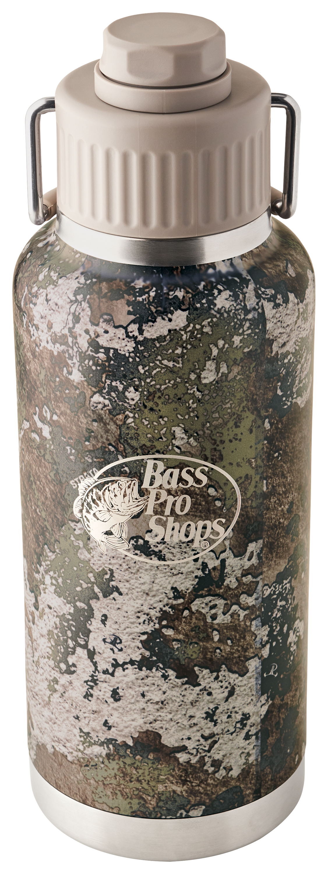 Image of Bass Pro Shops Water Bottle with Spout Lid - 40 oz. - TrueTimber Strata