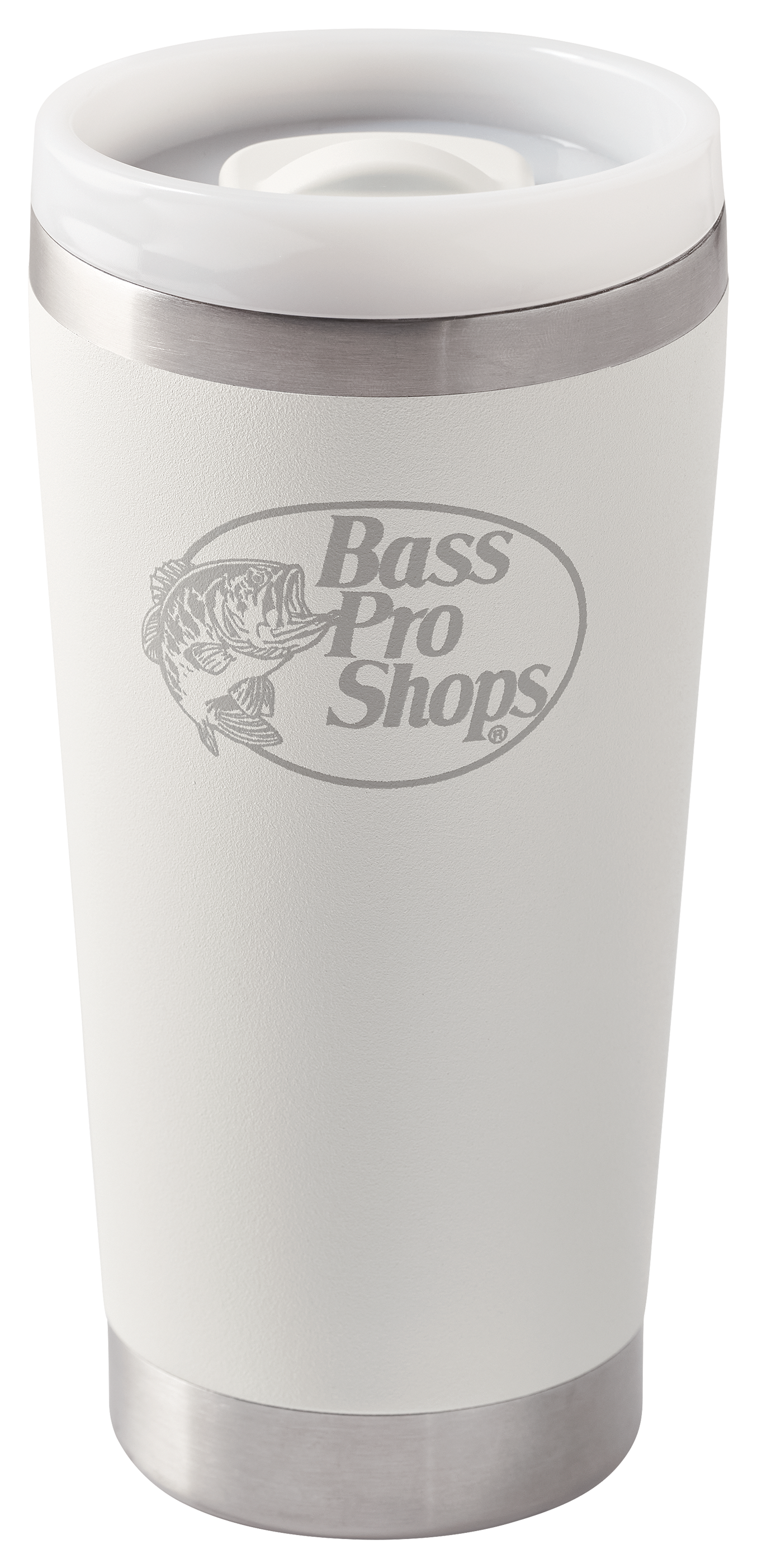 Image of Bass Pro Shops Tumbler with Multifunction Lid - 20 oz. - Cream