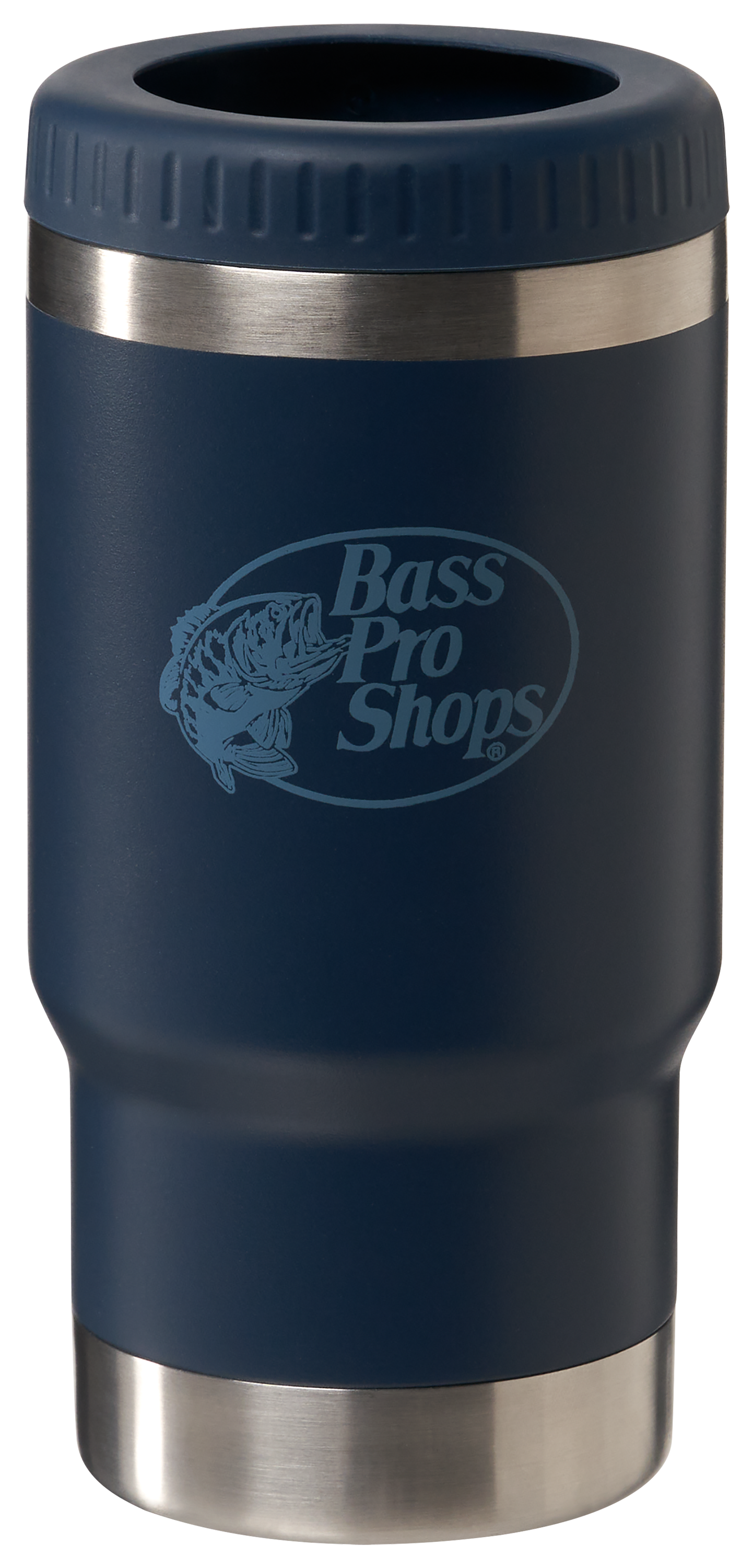 Image of Bass Pro Shops 3-in-1 Can Cooler with Bottle Opener - Navy