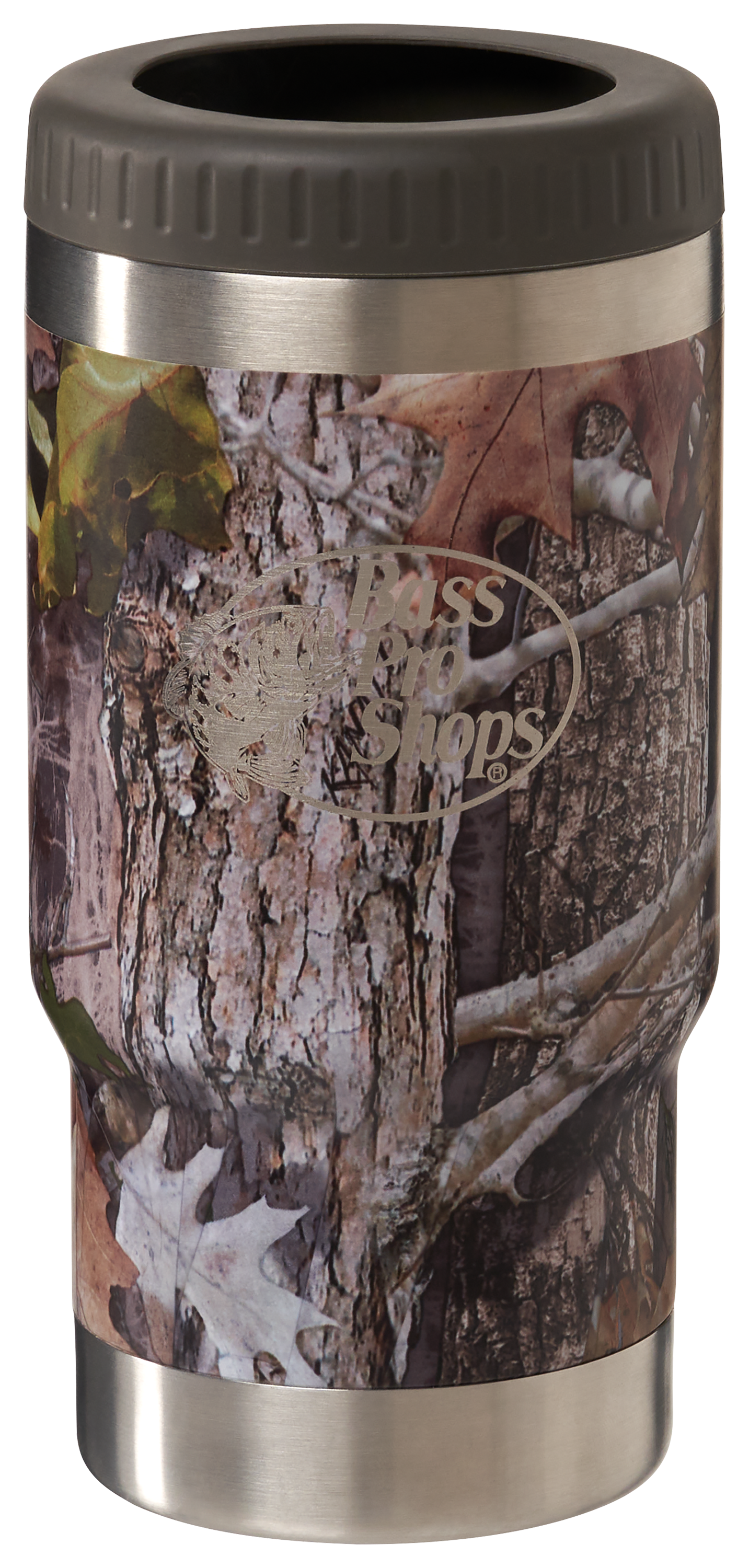 Image of Bass Pro Shops 3-in-1 Can Cooler with Bottle Opener - TrueTimber Kanati