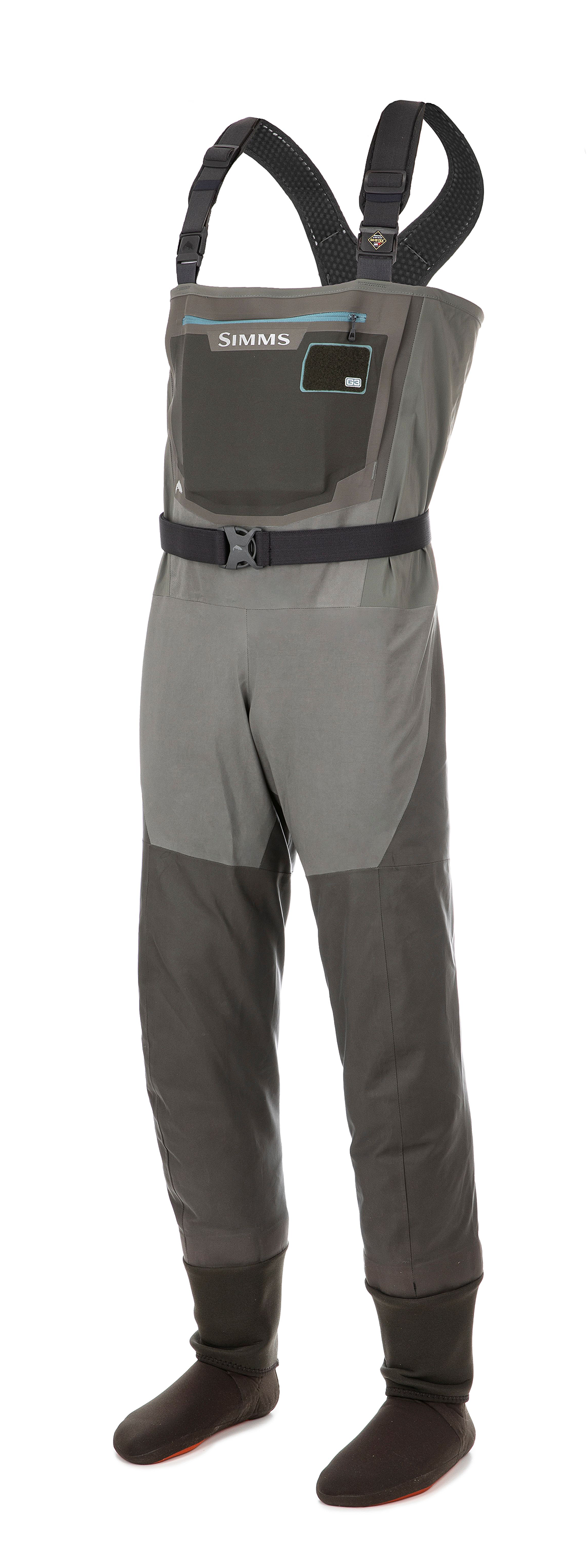 Image of Simms G3 Guide GORE-TEX Stockingfoot Waders for Ladies - Gunmetal - Large Full