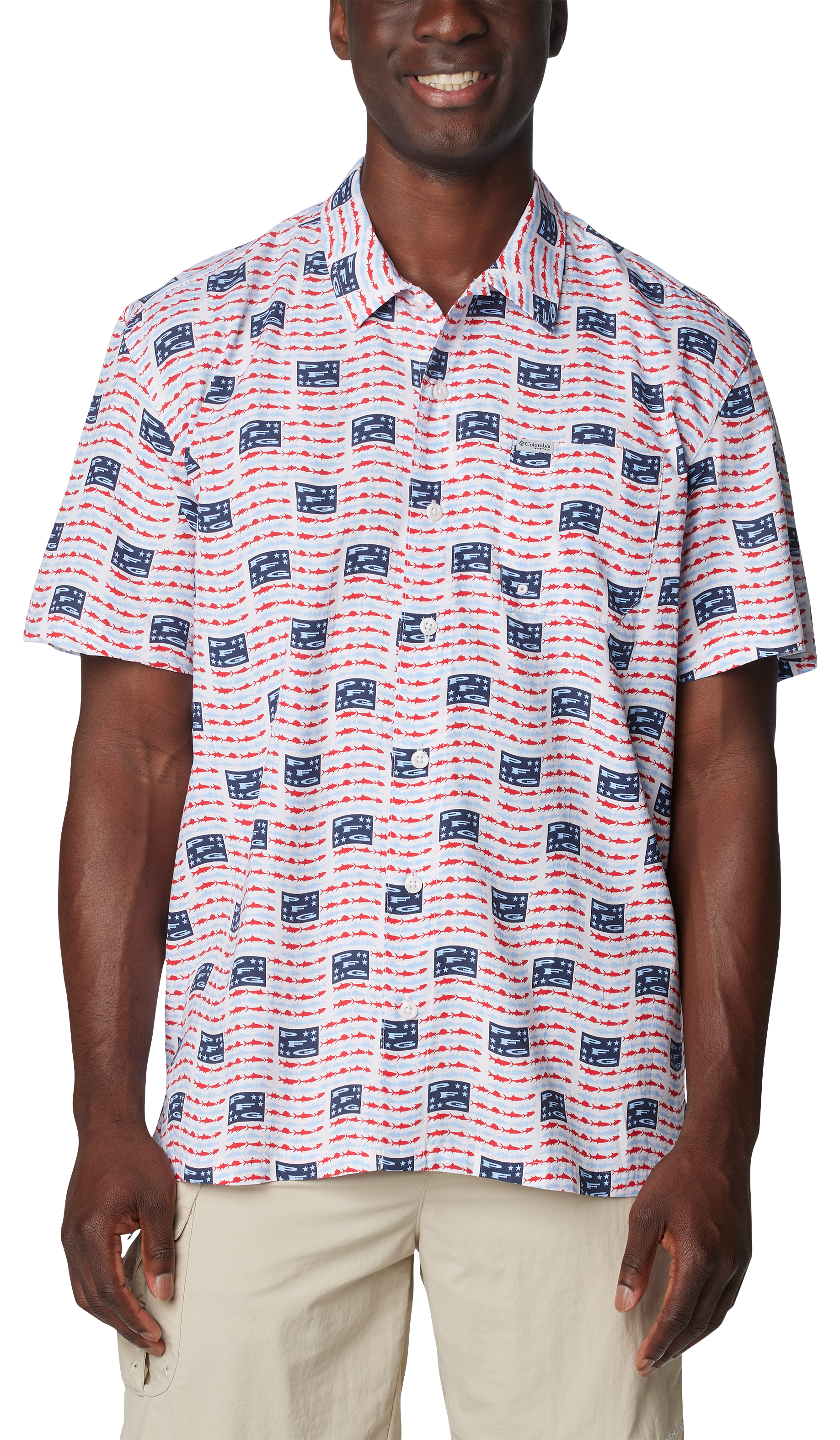 COLUMBIA PFG Trollers Best Short-Sleeve Shirt for Men