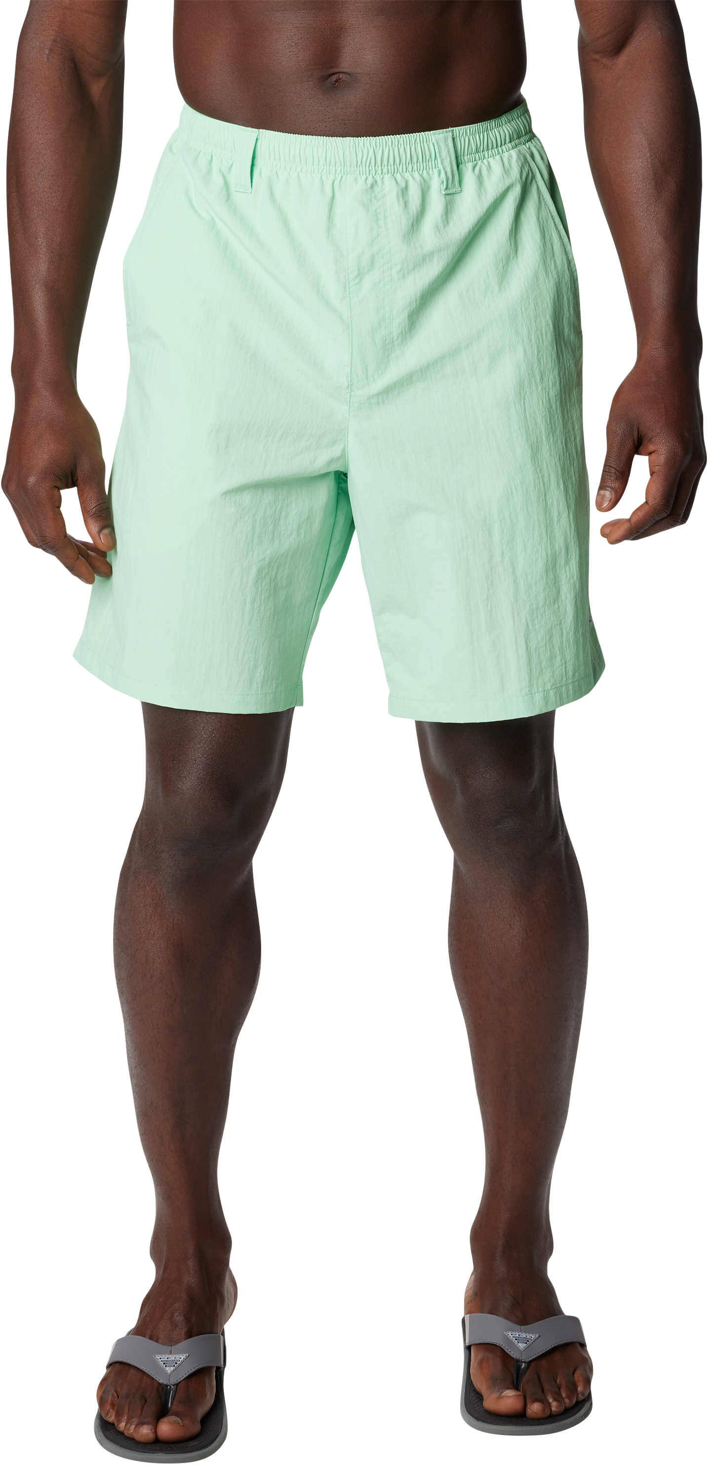 Image of Columbia PFG Backcast III Water Shorts for Men - Ocean Mint