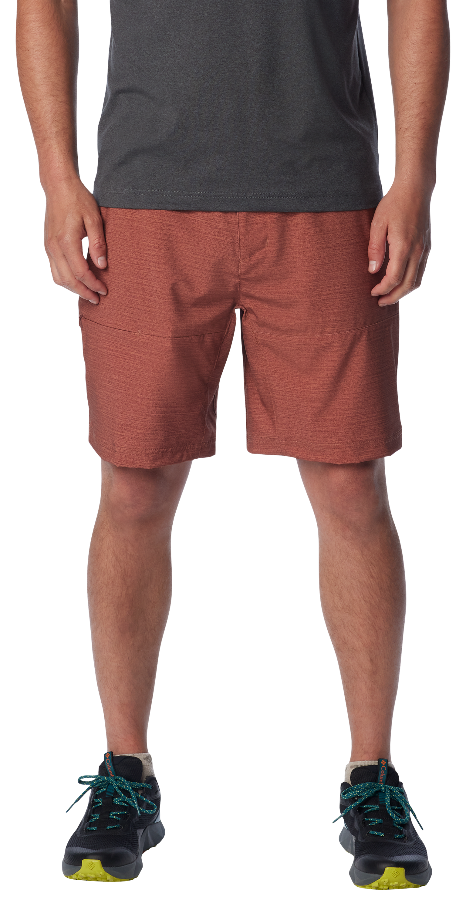 Image of Columbia Twisted Creek Shorts for Men - Auburn Heather