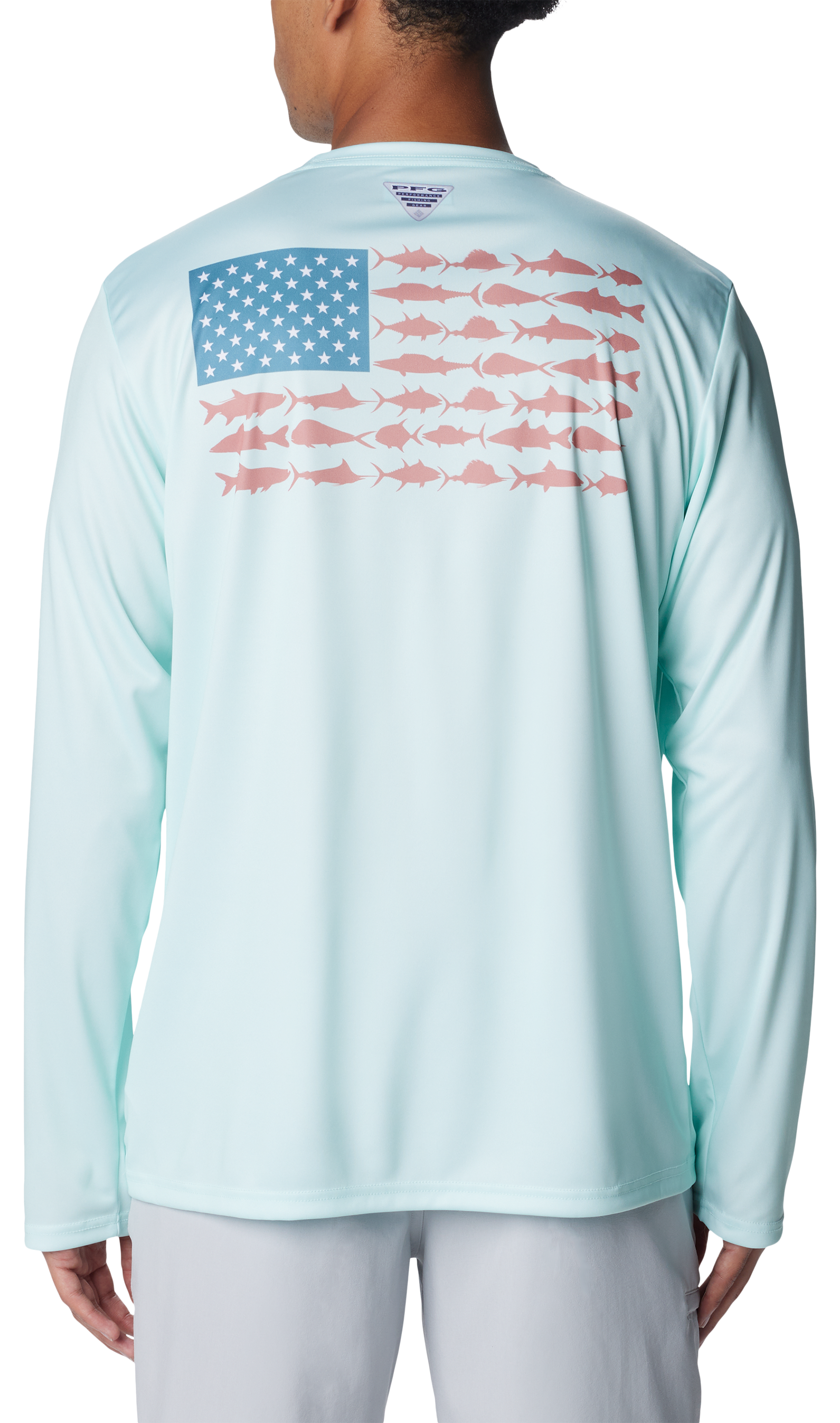 Cabelas Outdoor Gear Blue/Green Long Sleeve Vented Button Fishing