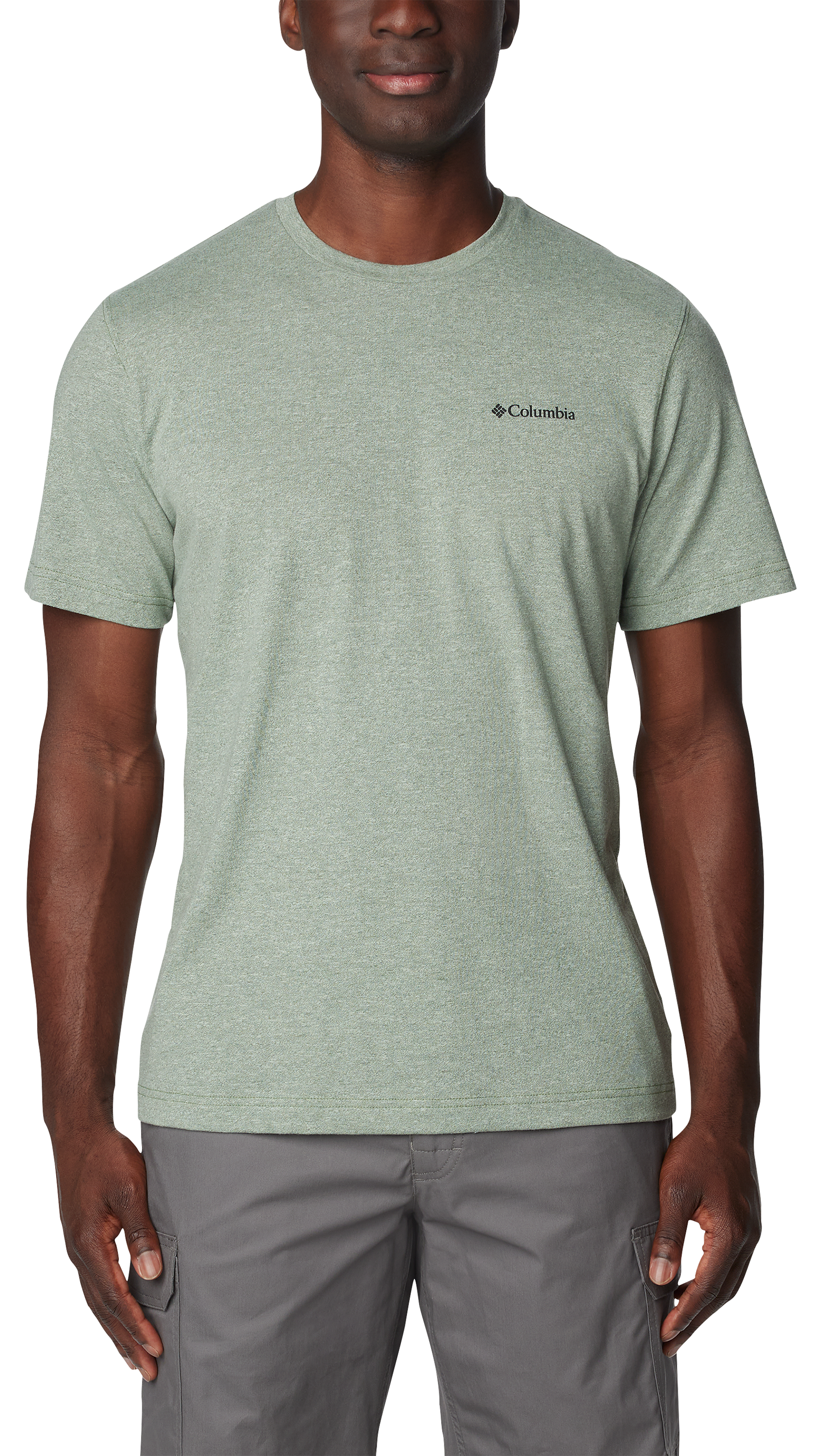Image of Columbia Thistletown Hills Short-Sleeve Shirt for Men - Canteen Heather - 2XL