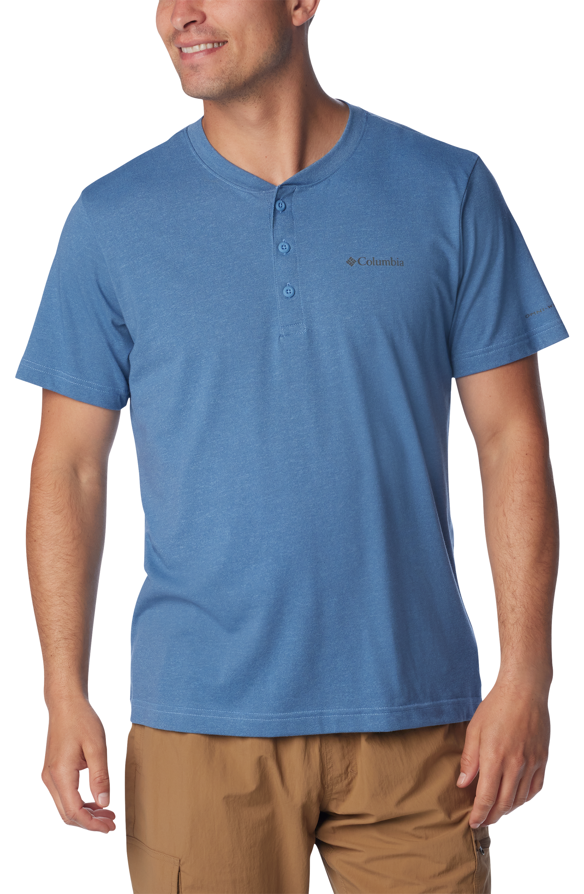 Image of Columbia Thistletown Hills Short-Sleeve Henley for Men