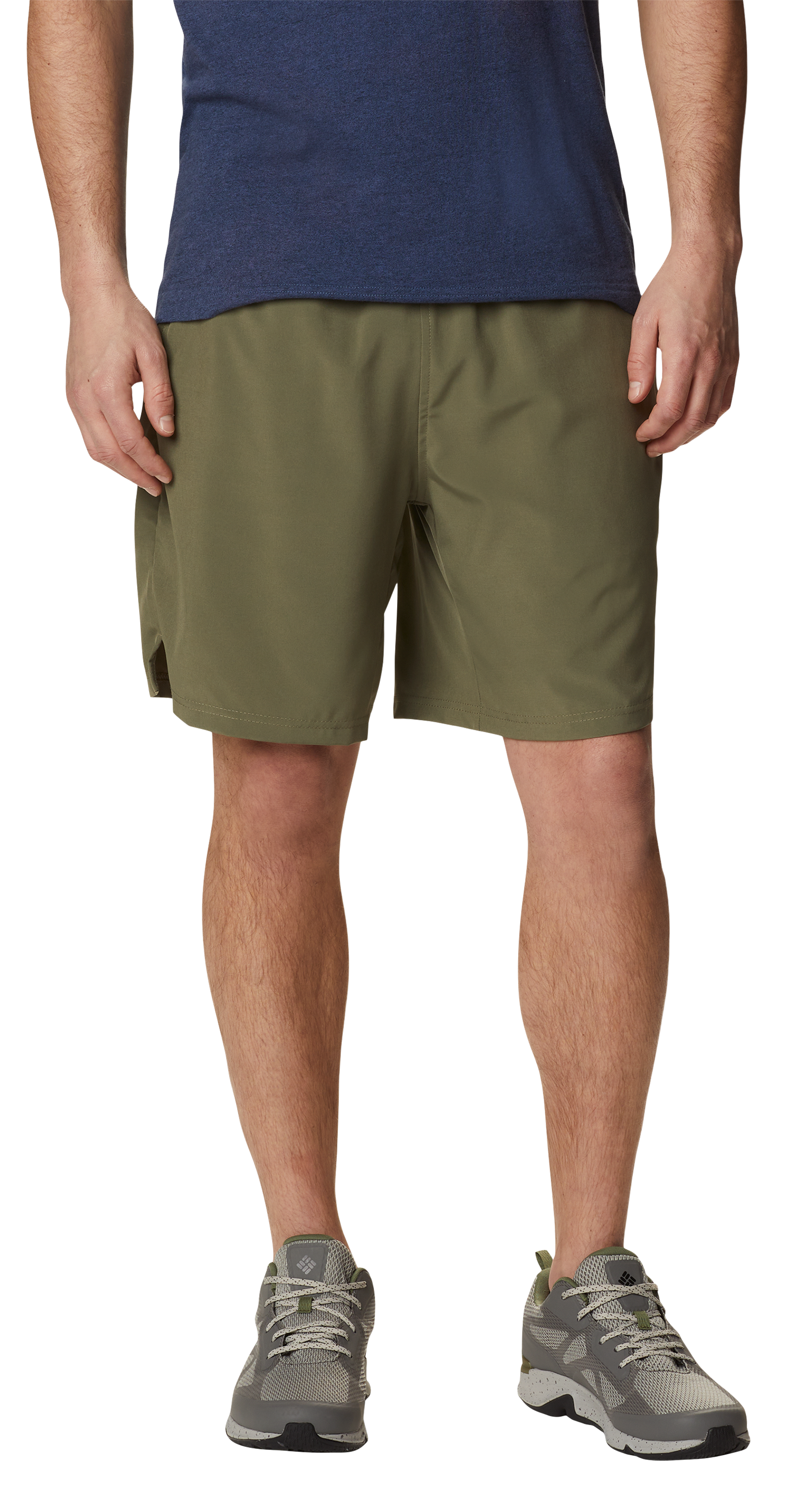 Image of Columbia Hike Brief Shorts for Men - Stone Green