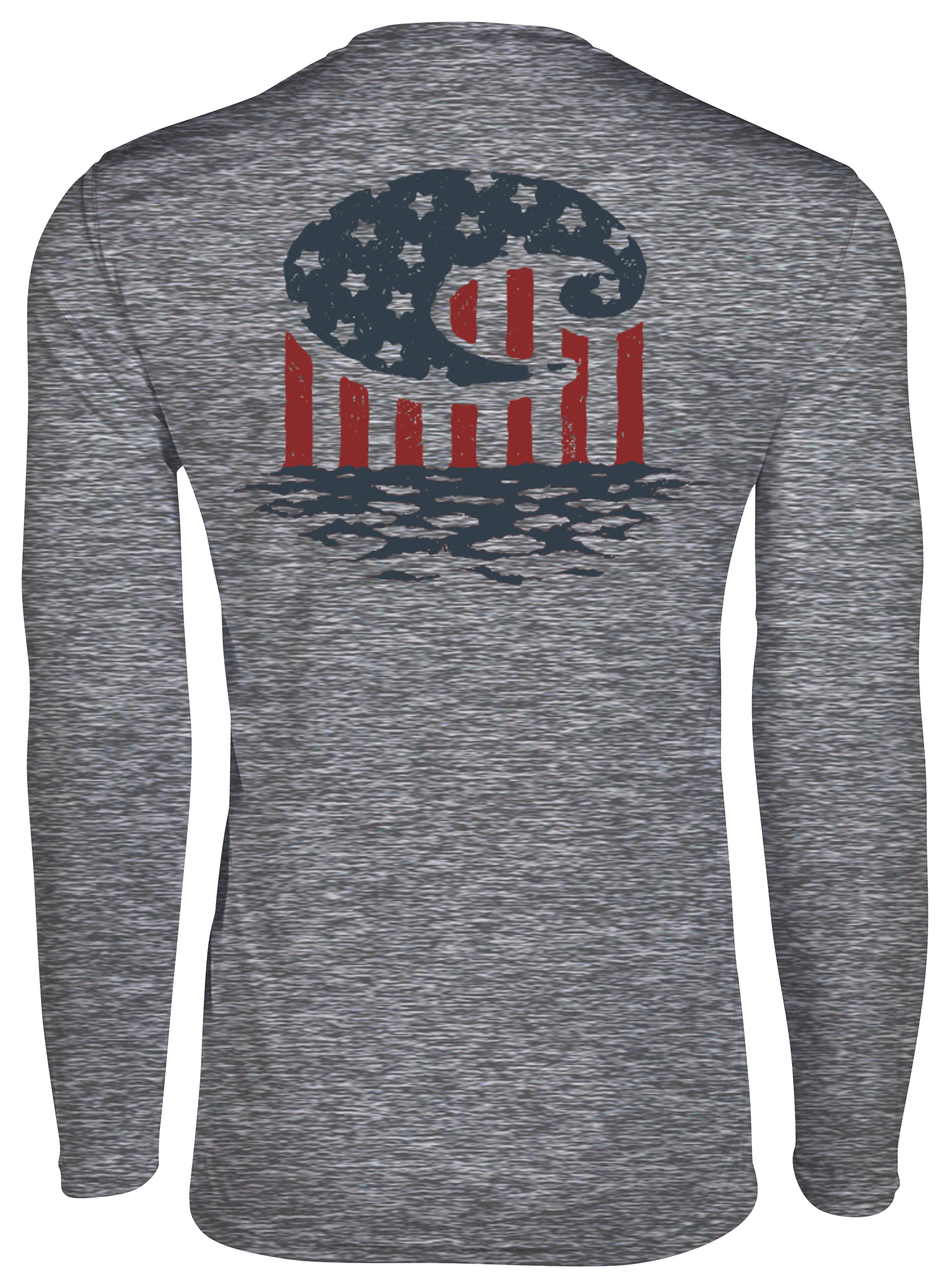 Image of Costa Tech Freedom Long-Sleeve T-Shirt for Men - Cationic Gray