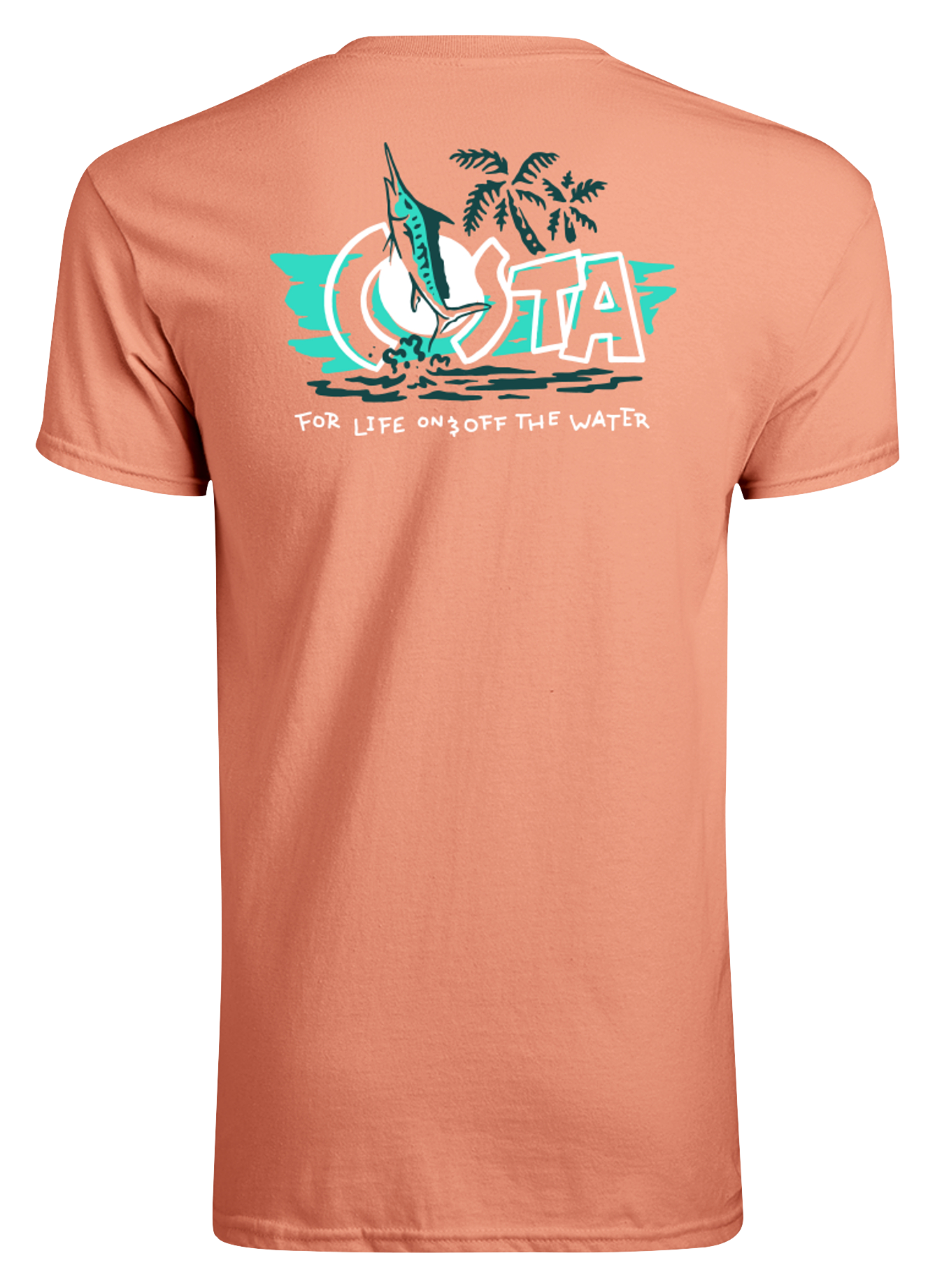 COSTA Tech Gnarly Marlin Short-Sleeve T-Shirt for Men