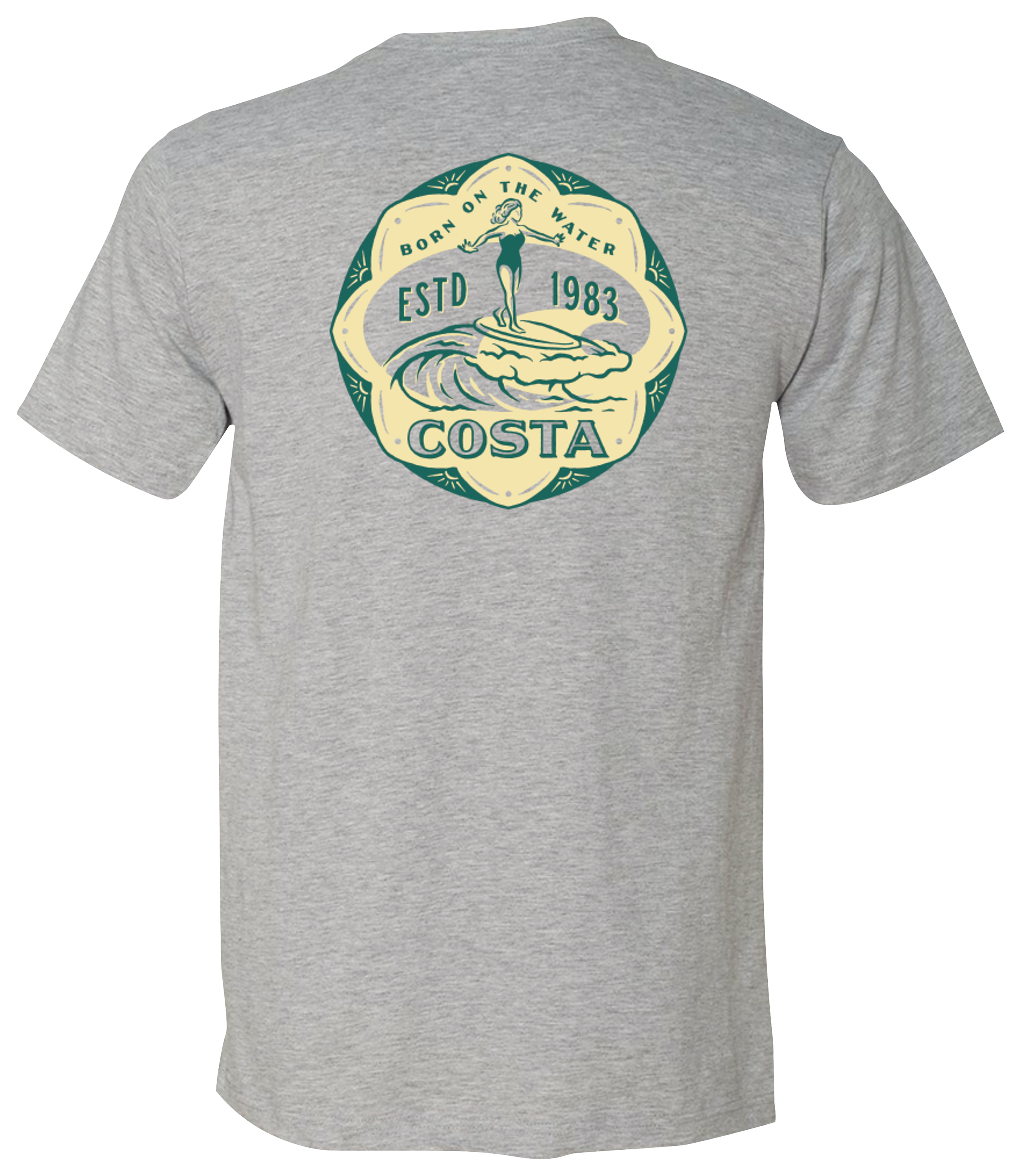 Image of Costa Queens Short-Sleeve T-Shirt for Men - Grey Heather - M