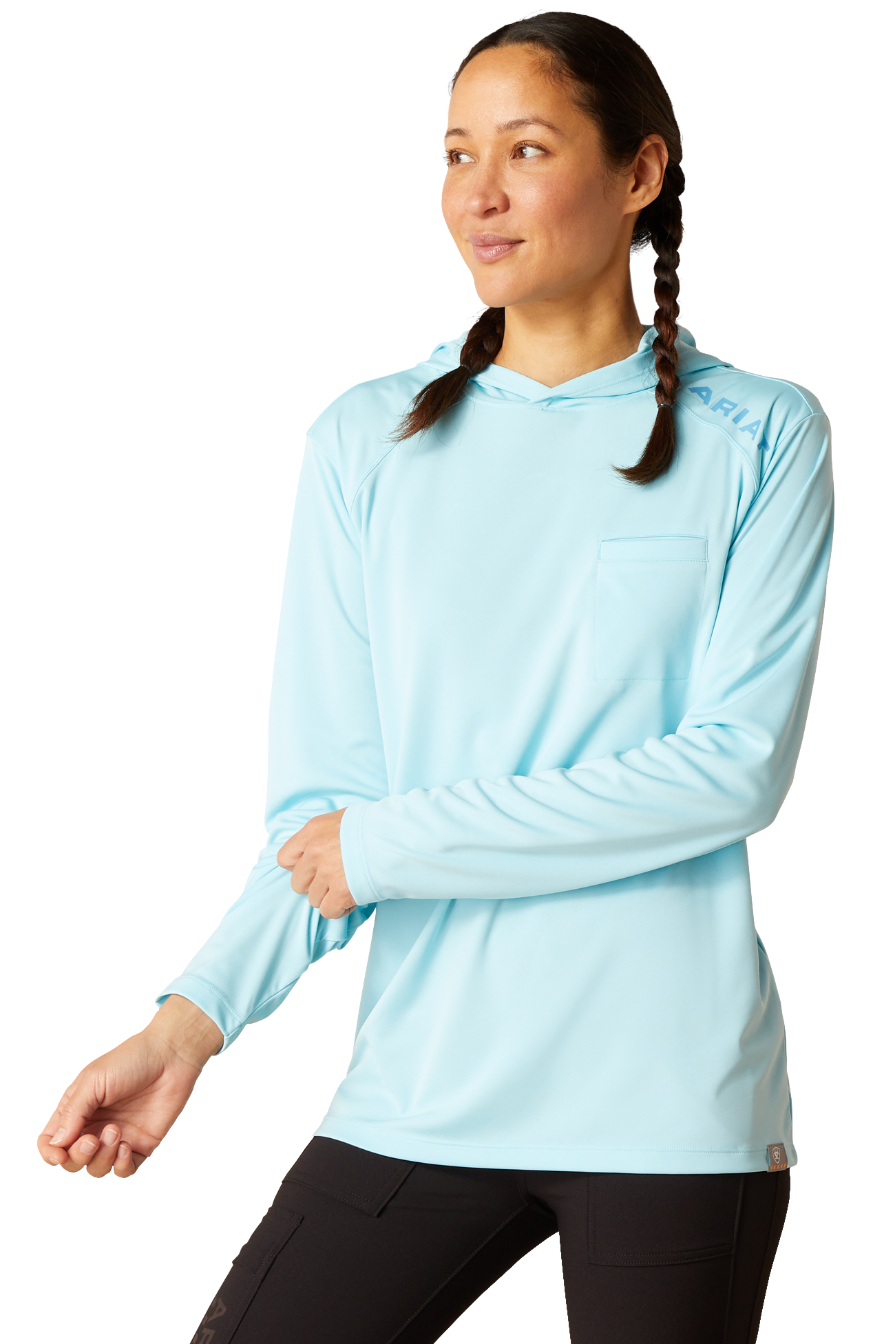 ARIAT Rebar Sunblocker Long-Sleeve Hooded Shirt for Ladies