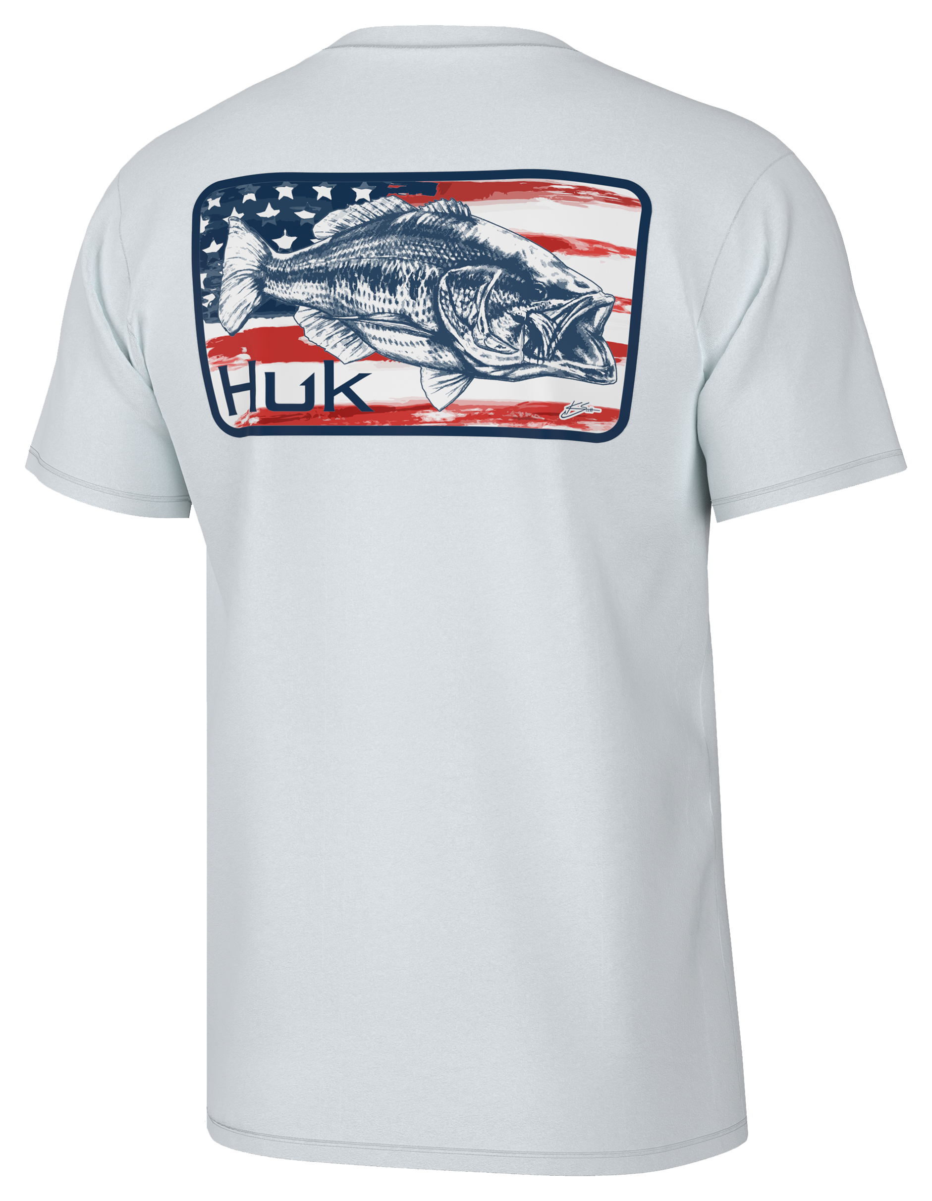 Huk KC Painted Stripes Bass Short-Sleeve T-Shirt for Men