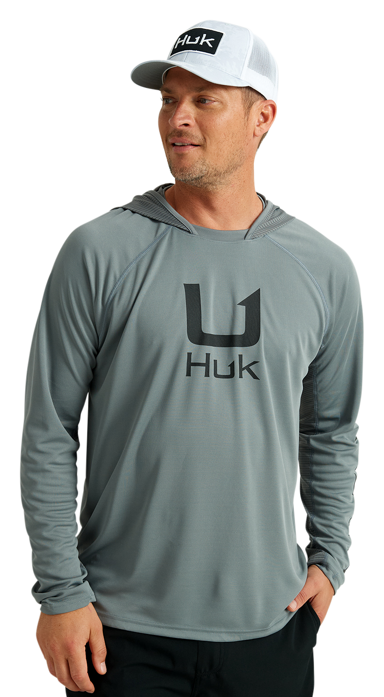 Image of Huk Icon Long-Sleeve Hoodie - Night Owl