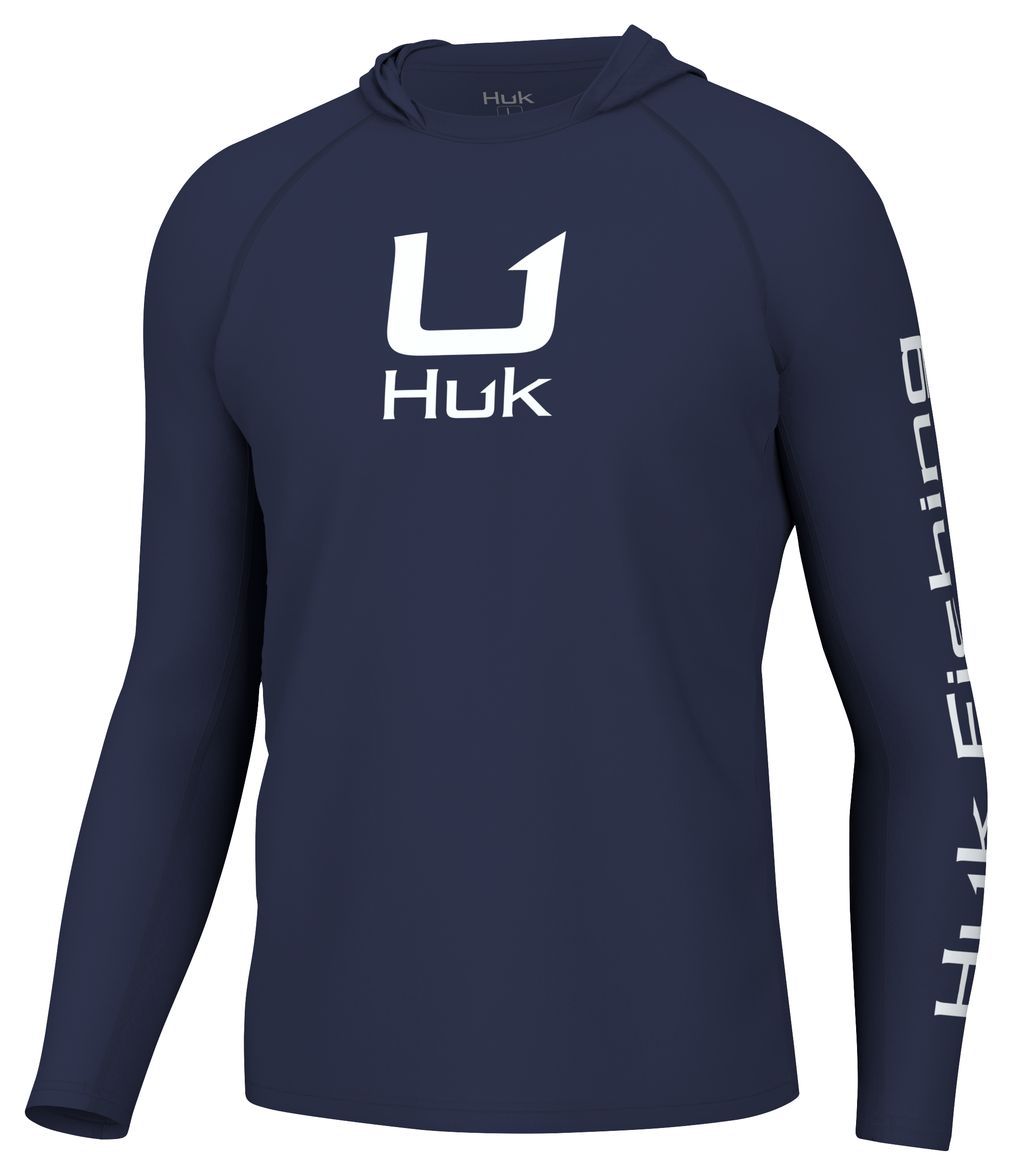 Image of Huk Icon Long-Sleeve Hoodie for Men - Naval Academy - M