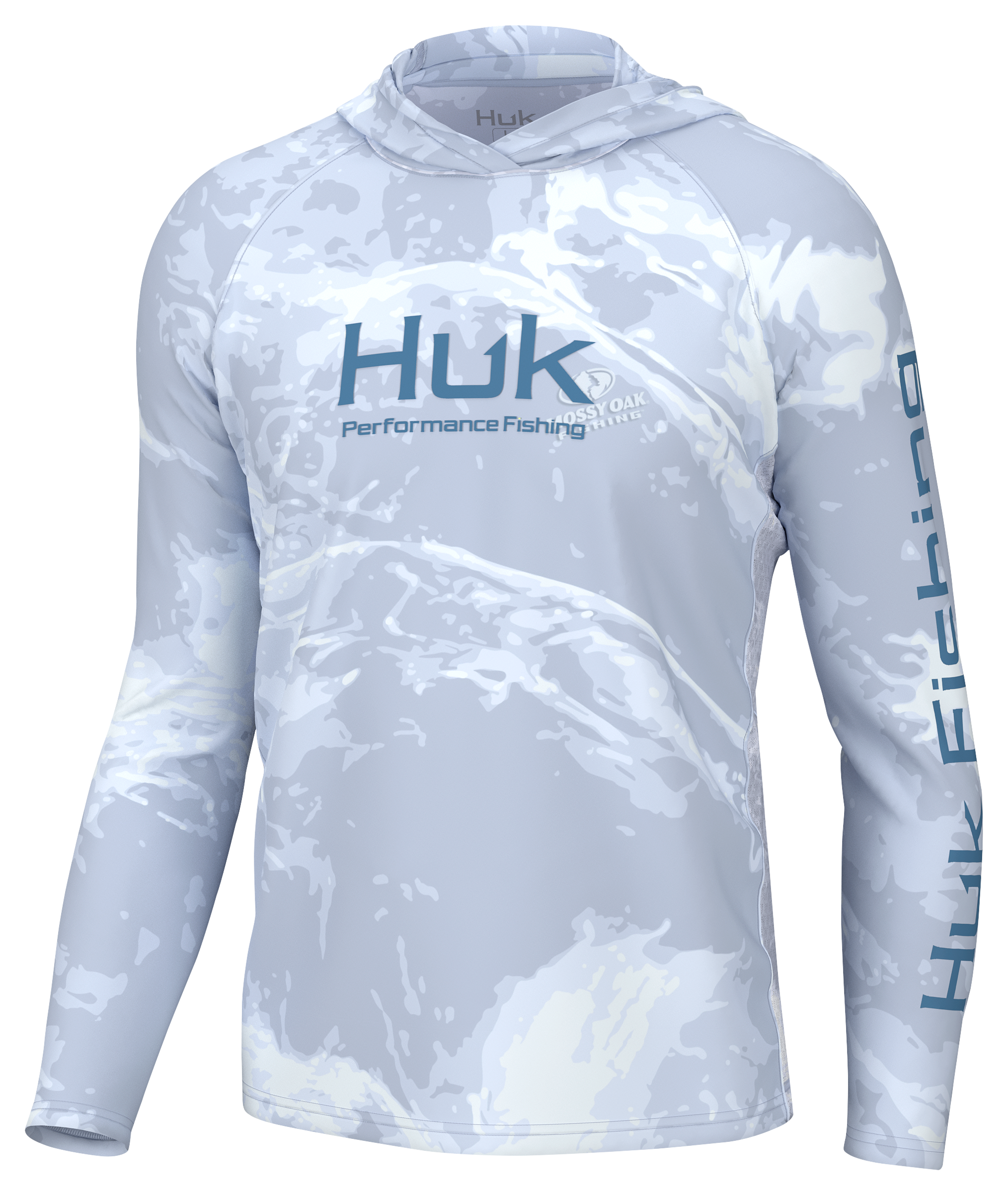 Image of Huk Pursuit Mossy Oak Hoodie - Mossy Oak Stormwater Bonefish