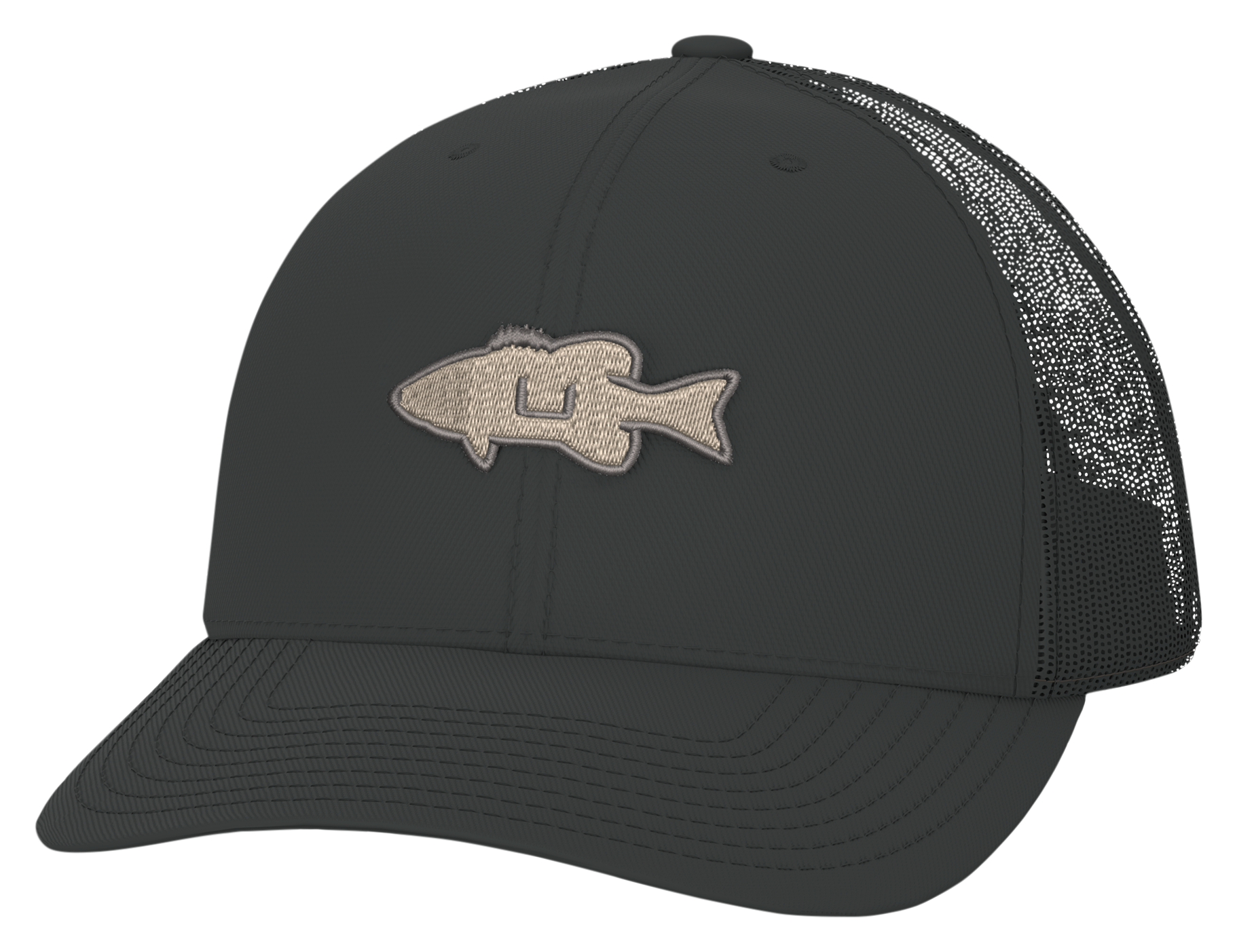 Bass Fishing Trucker Hat, Bass Trucker Hat, Bass Fishing Hat, Mens