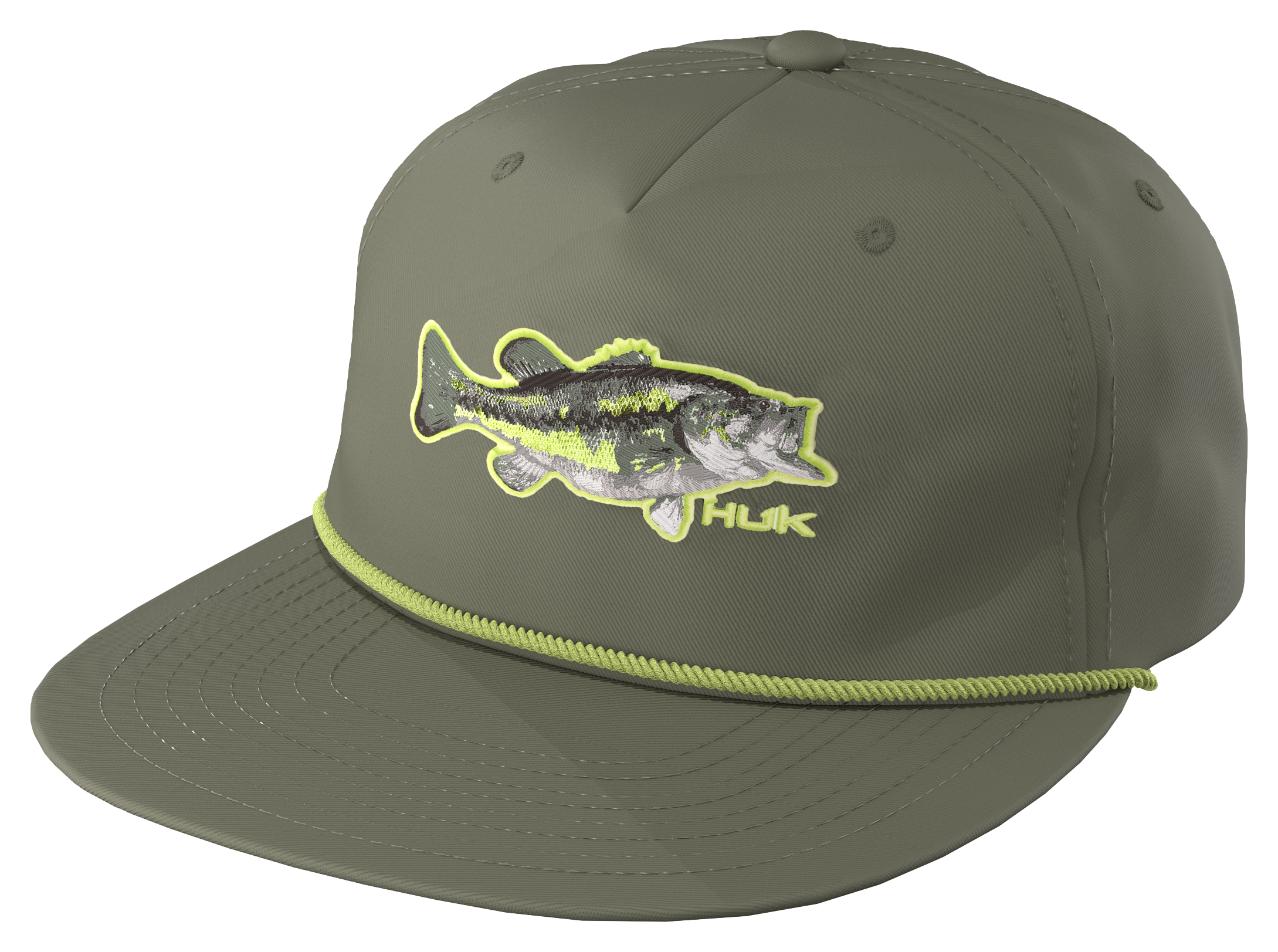 HUK Stitch Bass Rope Trucker Cap