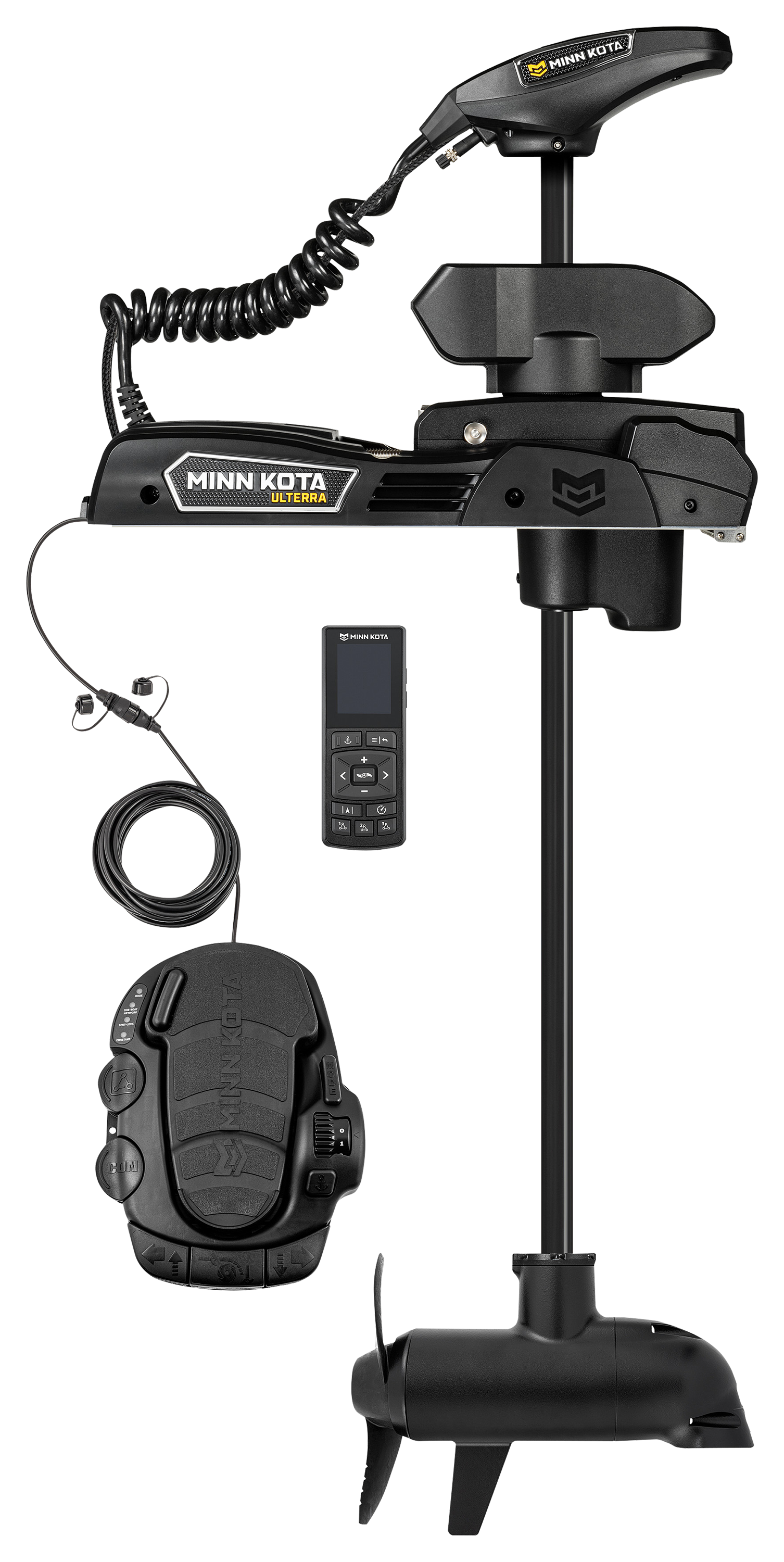 Minn Kota Ulterra Bow-Mount Trolling Motor with Dual Spectrum CHIRP, Foot Pedal and Wireless Remote - 45'' Shaft