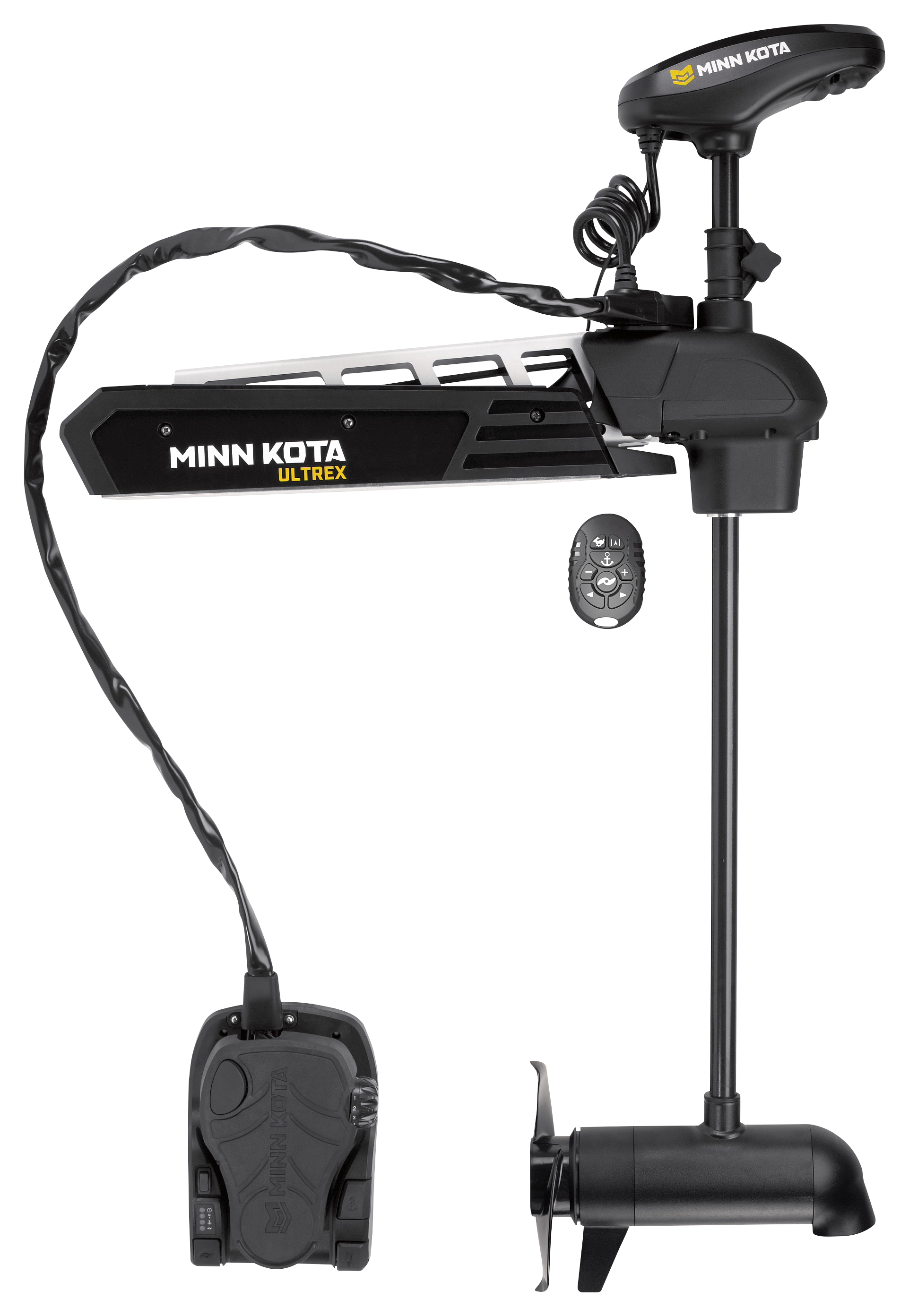 Minn Kota Ultrex Freshwater Trolling Motor with Dual Spectrum CHIRP Sonar and Micro Remote - 36V - 112-lb Thrust - 45"" Shaft