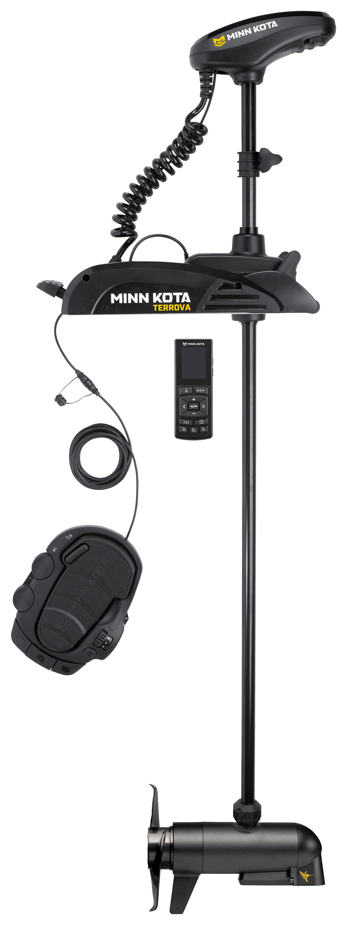 Image of Minn Kota Terrova Freshwater Trolling Motor with MEGA Down Imaging Sonar and Wireless Remote - 24V - 80-lb. Thrust - 60'' Shaft