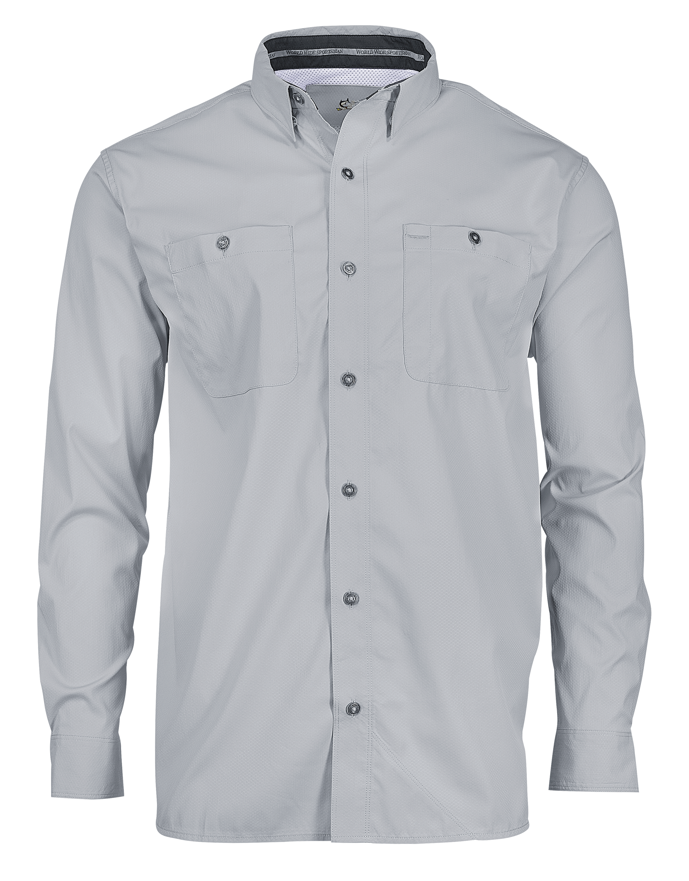 Image of World Wide Sportsman Ultimate Angler Solid Long-Sleeve Shirt for Men - High Rise