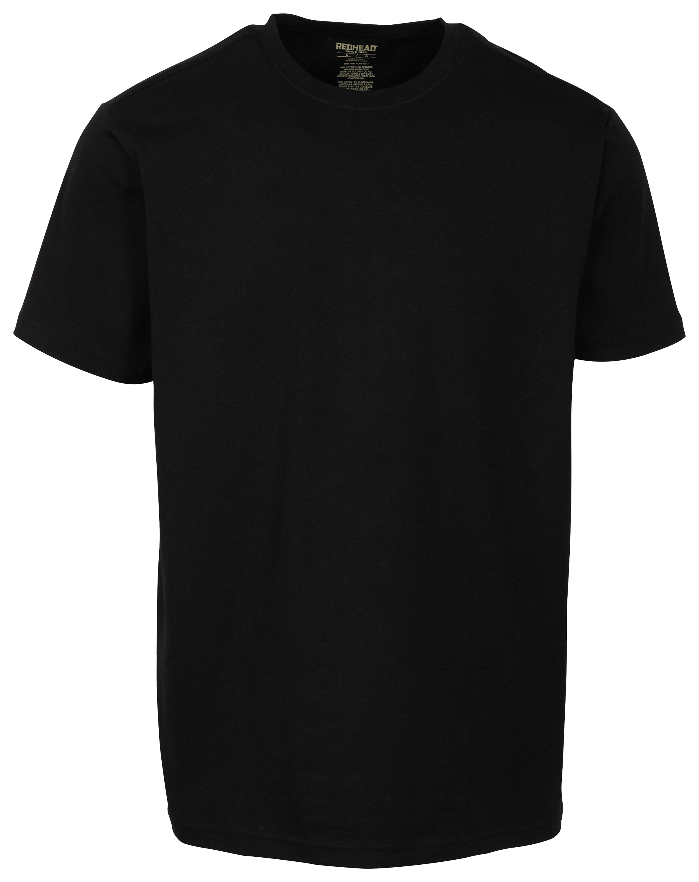 Image of RedHead Cotton Undershirt for Men - Black - S