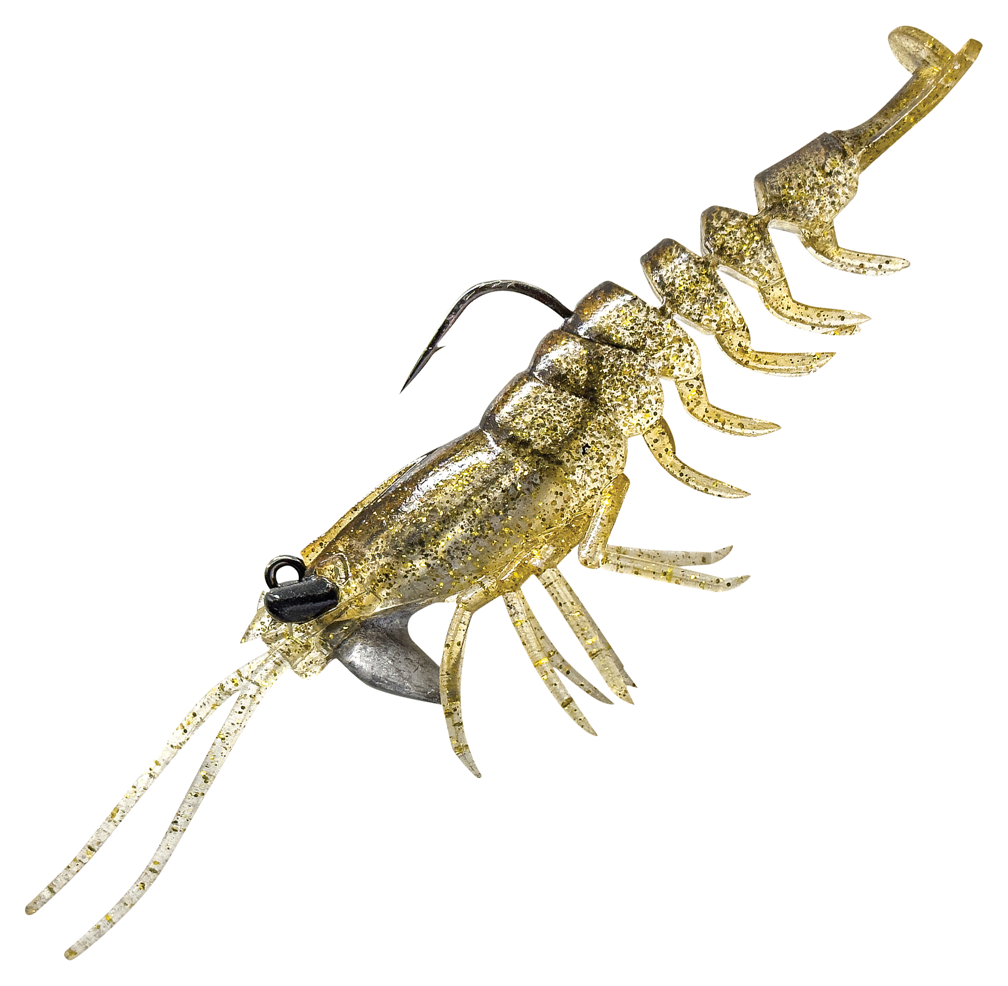 Image of Savage Gear Manic Shrimp RTF - Gold - 3'' - 1/3 oz.