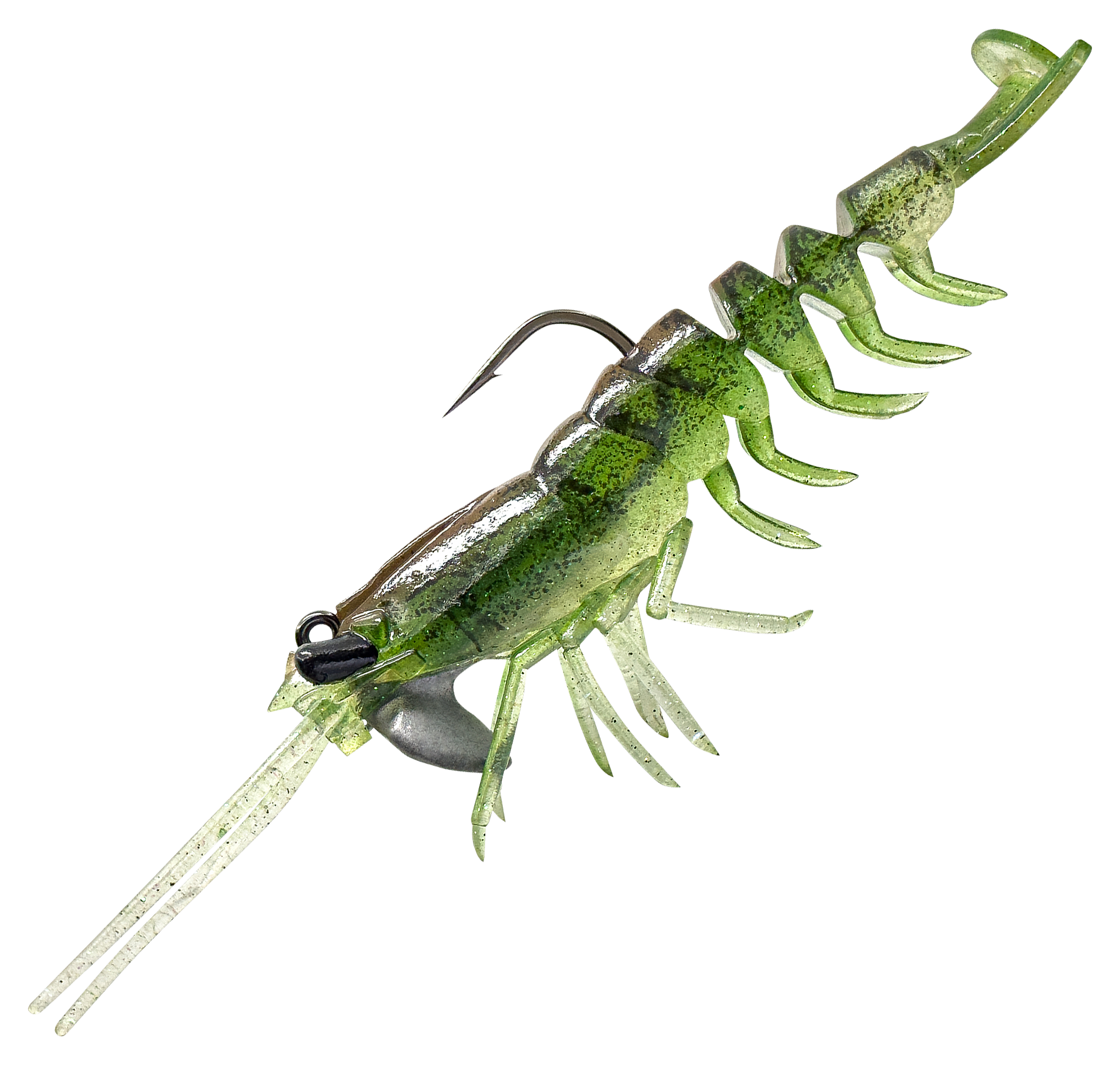 Image of Savage Gear Manic Shrimp RTF - Avocado - 3-1/2'' - 1/2 oz.