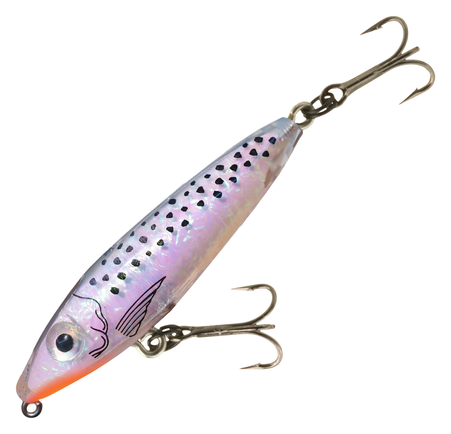 Image of MirrOlure C-Eye Series Pro Dog Jr. - Crushed Pearl