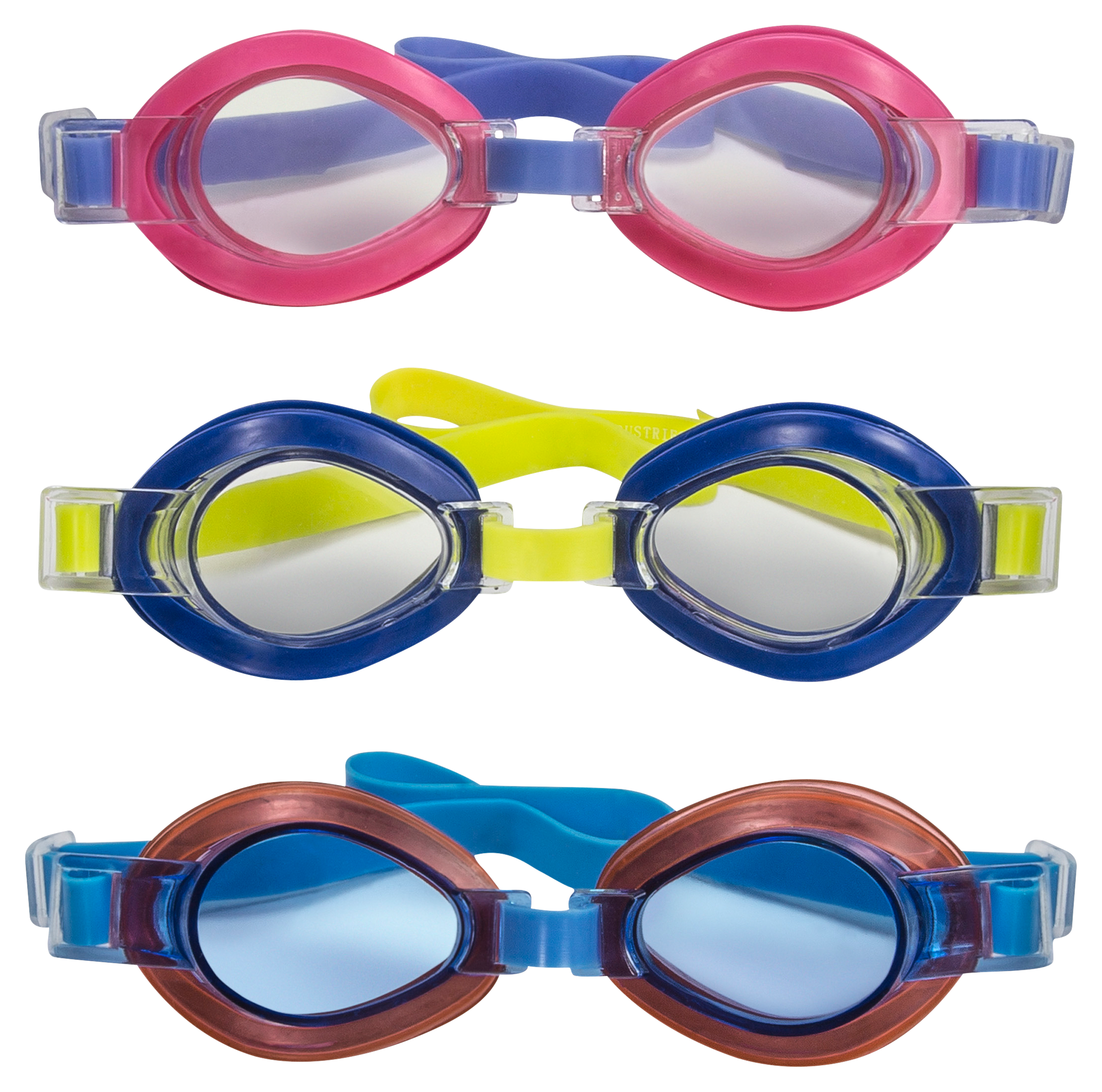 Image of Aqua-Leisure SplashTime Swim Goggles 3-Pack