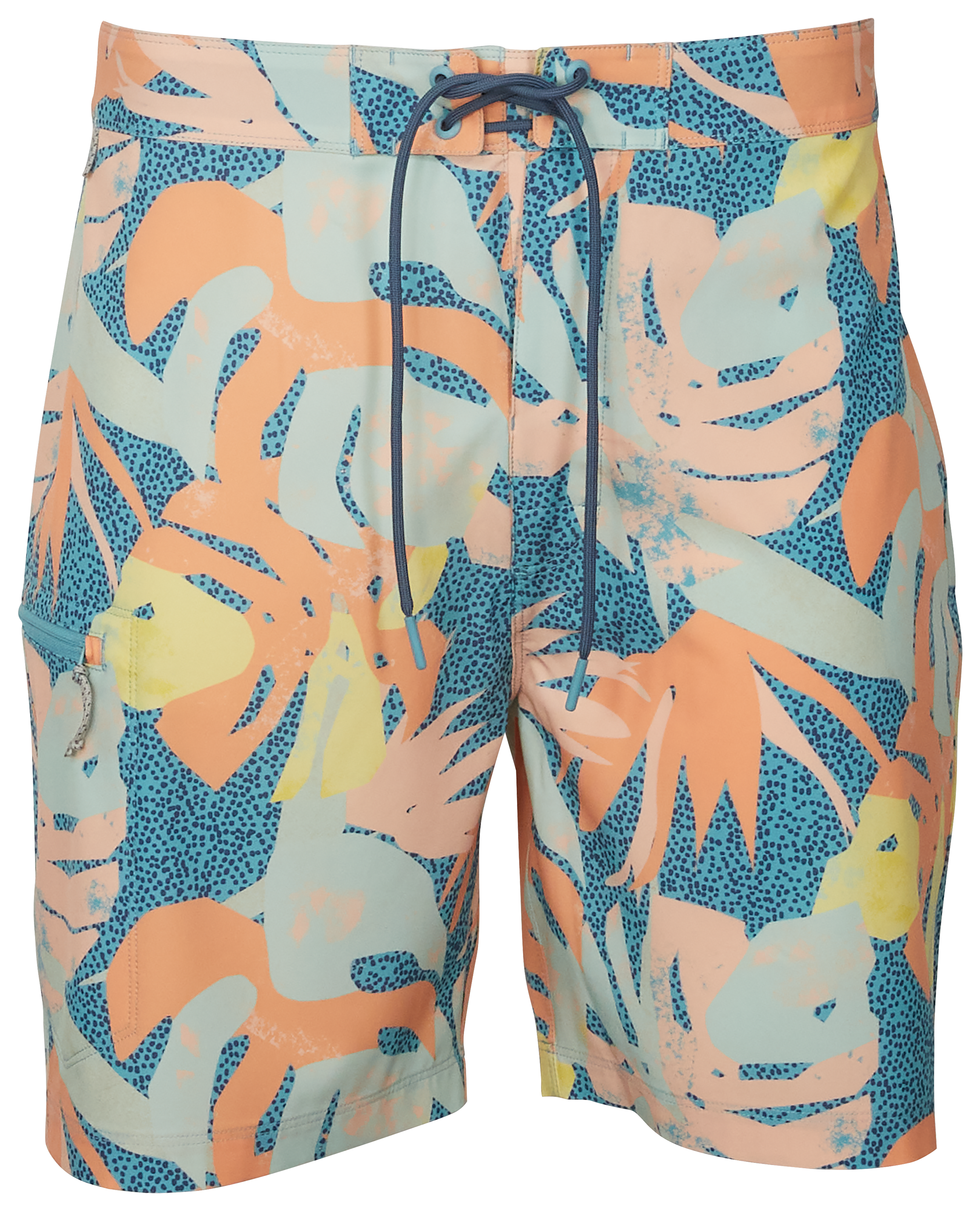 World Wide Sportsman Sunesta Board Shorts for Men - Coral Reef Paradise - 38