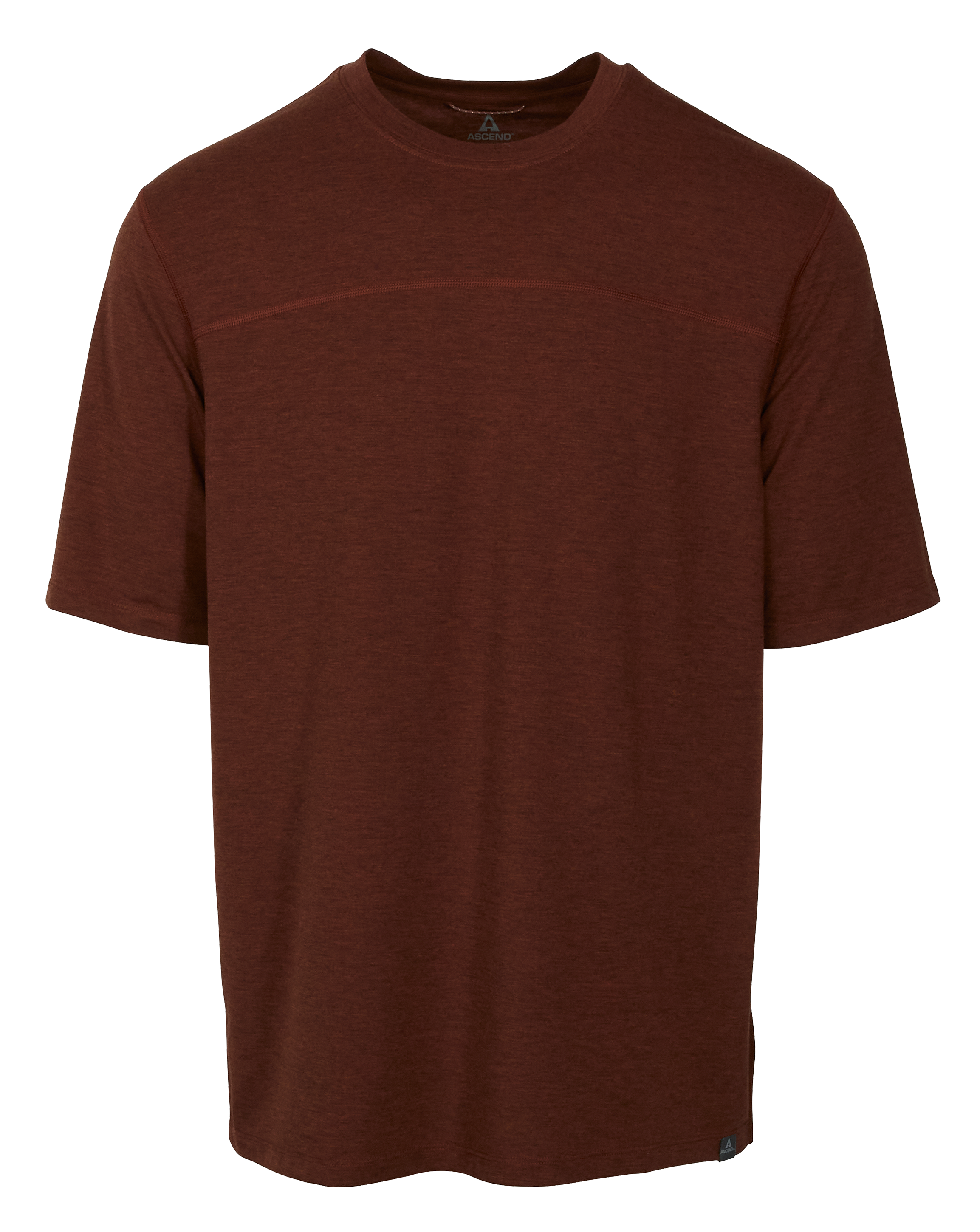 Image of Ascend Knit Short-Sleeve Crew - Fired Brick