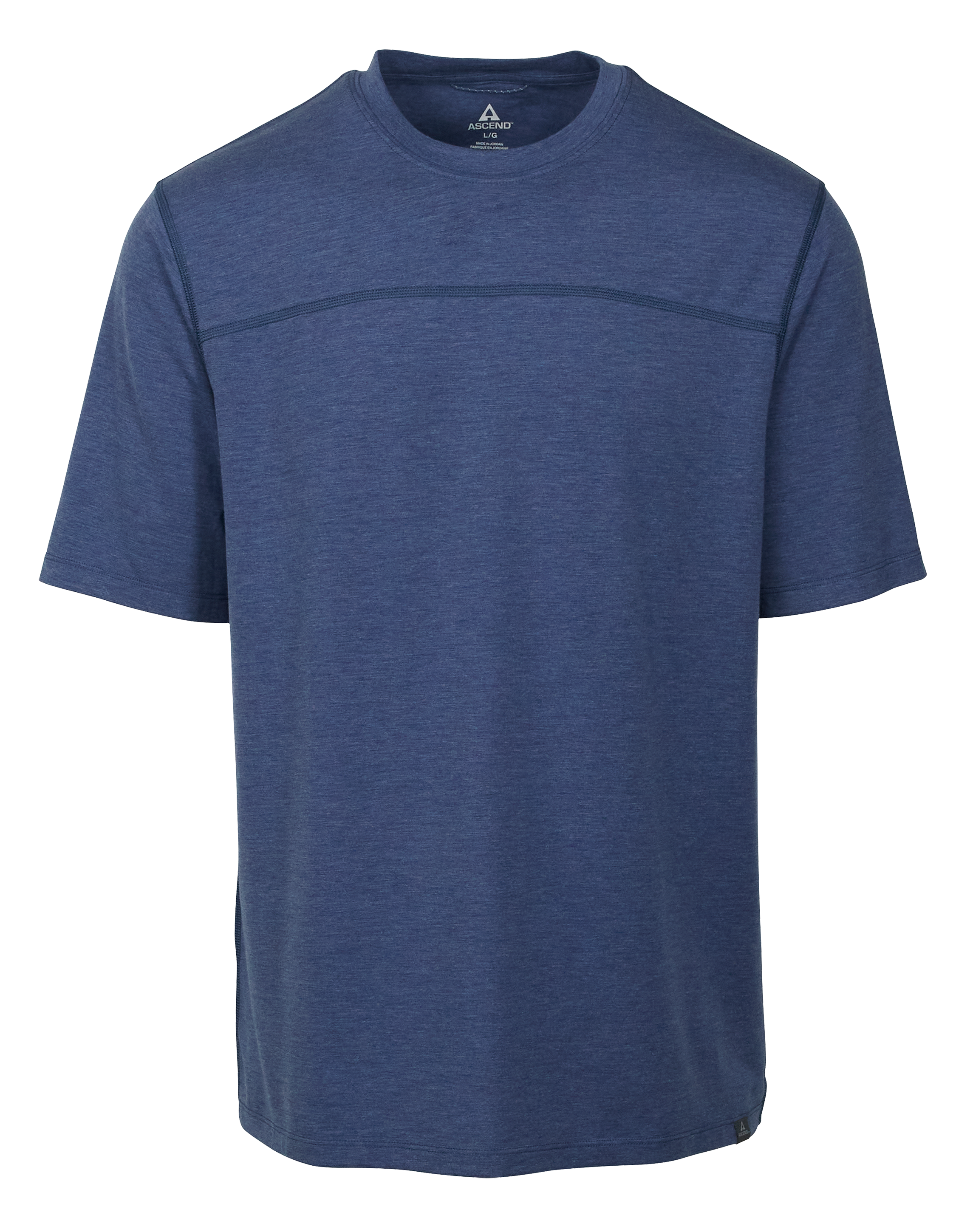 Image of Ascend Knit Short-Sleeve Crew - Bering Sea