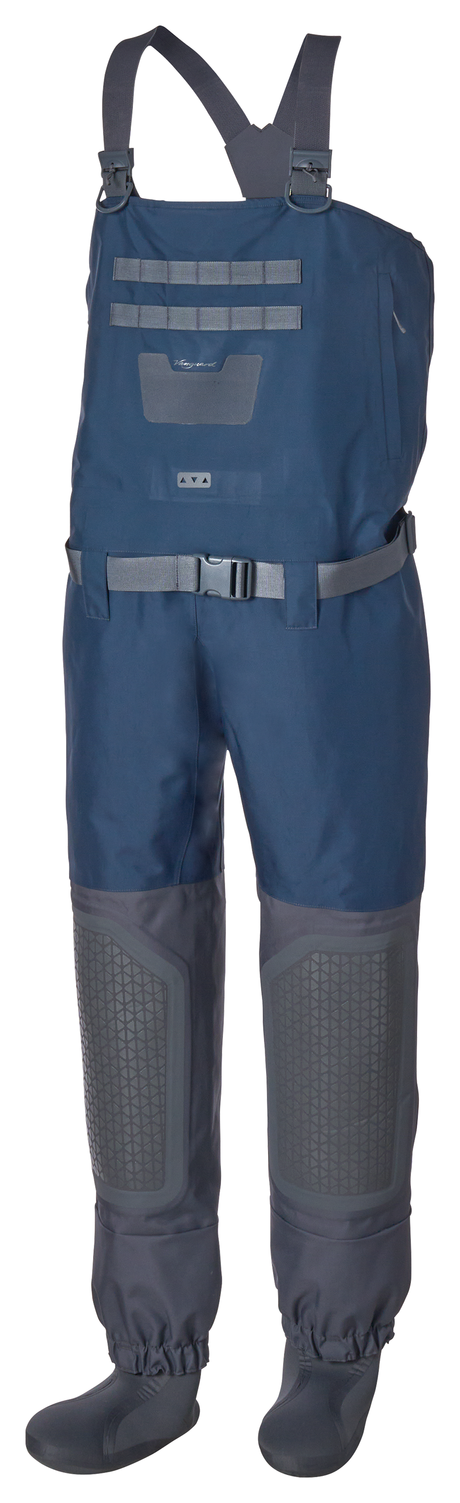 White River Fly Shop Vanguard Stocking-Foot Chest Waders for Men - Stratified Sea/Turbulence - M