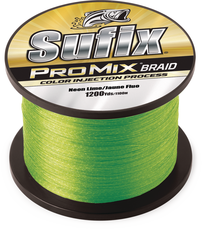 Sufix ProMix Braid - Neon Lime - 3500 Yards - 40 lb.