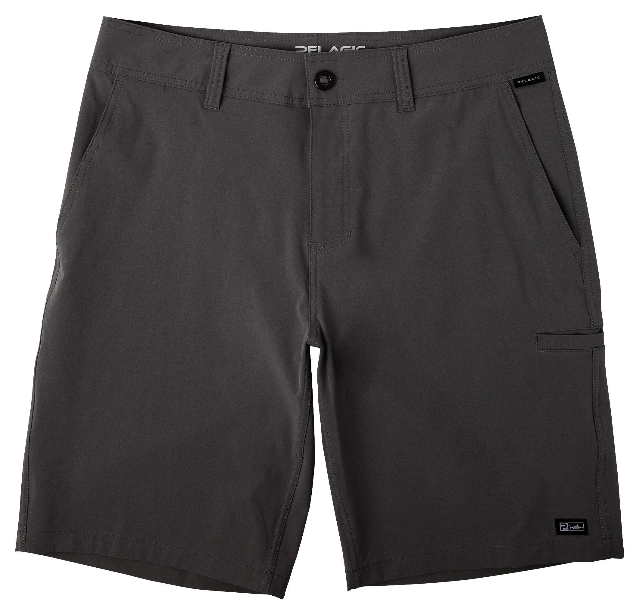 Image of "Pelagic Mako 20"" Hybrid Shorts for Men - Graphite - 32"