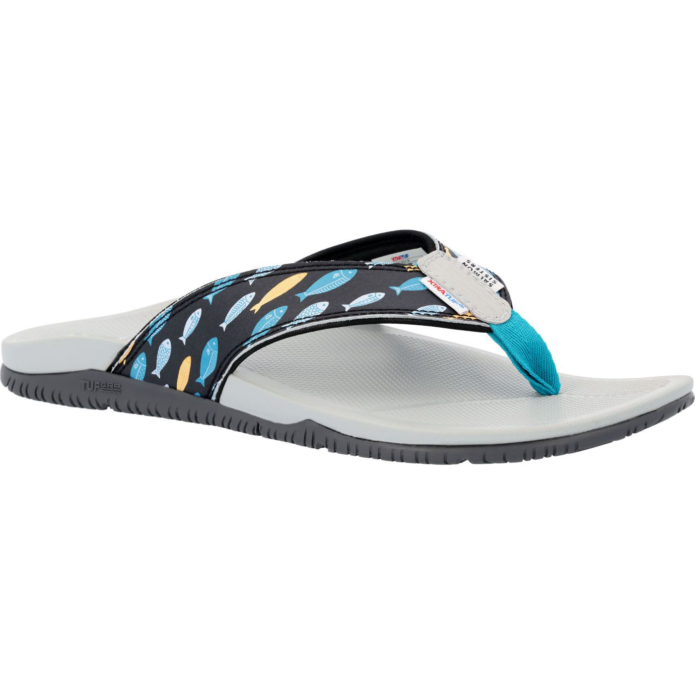 Image of Xtratuf Salmon Sisters Auna Sandals for Ladies - Black - 7M