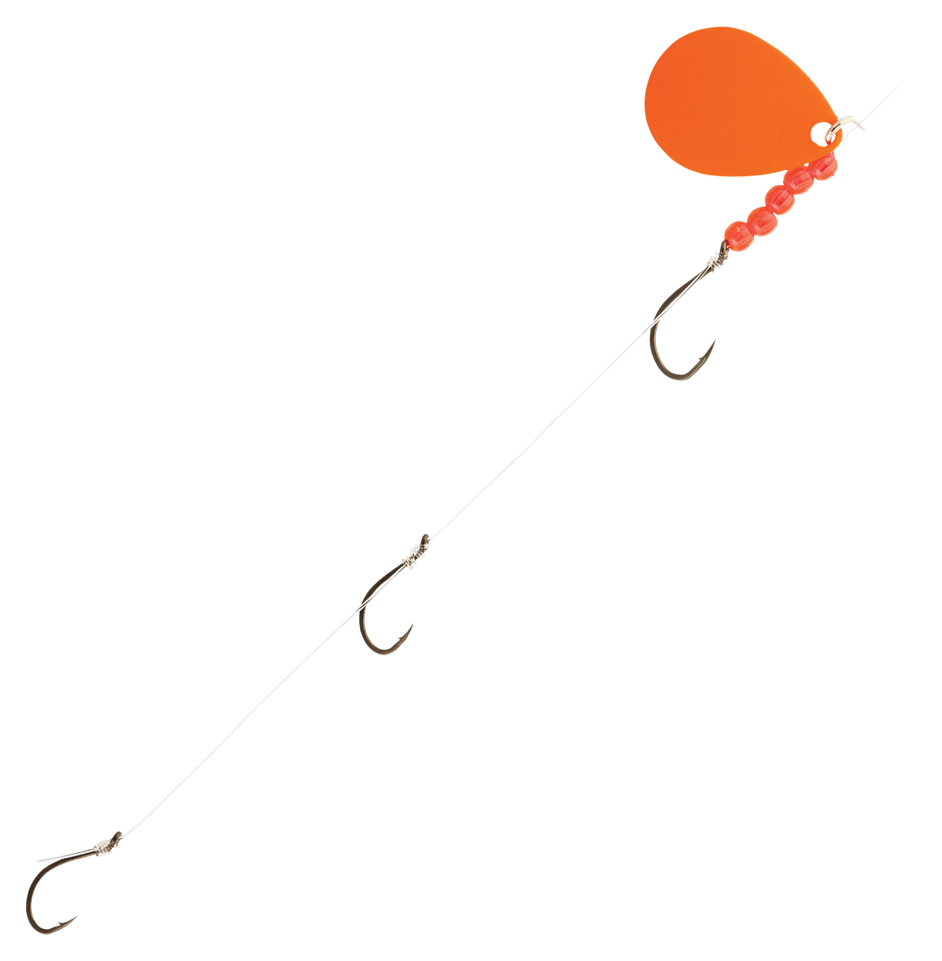 BASS PRO SHOPS Walleye Angler 3-Hook Walleye Spinner Harness Rig 2-Pack