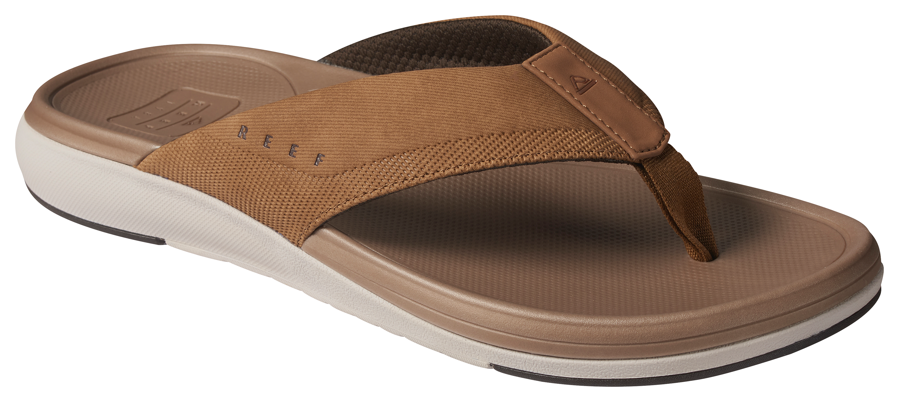 Image of Reef Cushion Norte Thong Sandals for Men - Tan