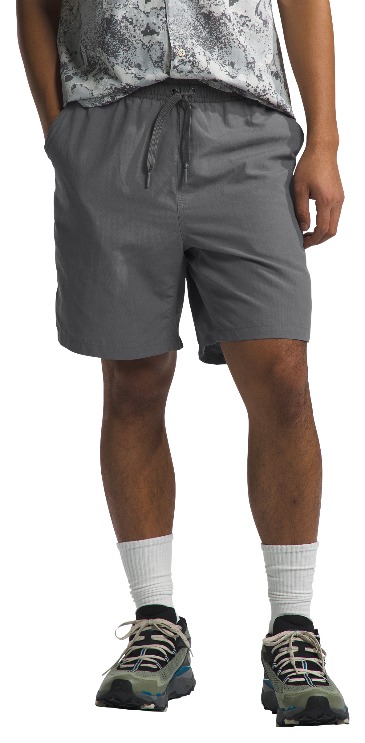 Image of The North Face Action 2.0 Shorts for Men - Smoked Pearl - S