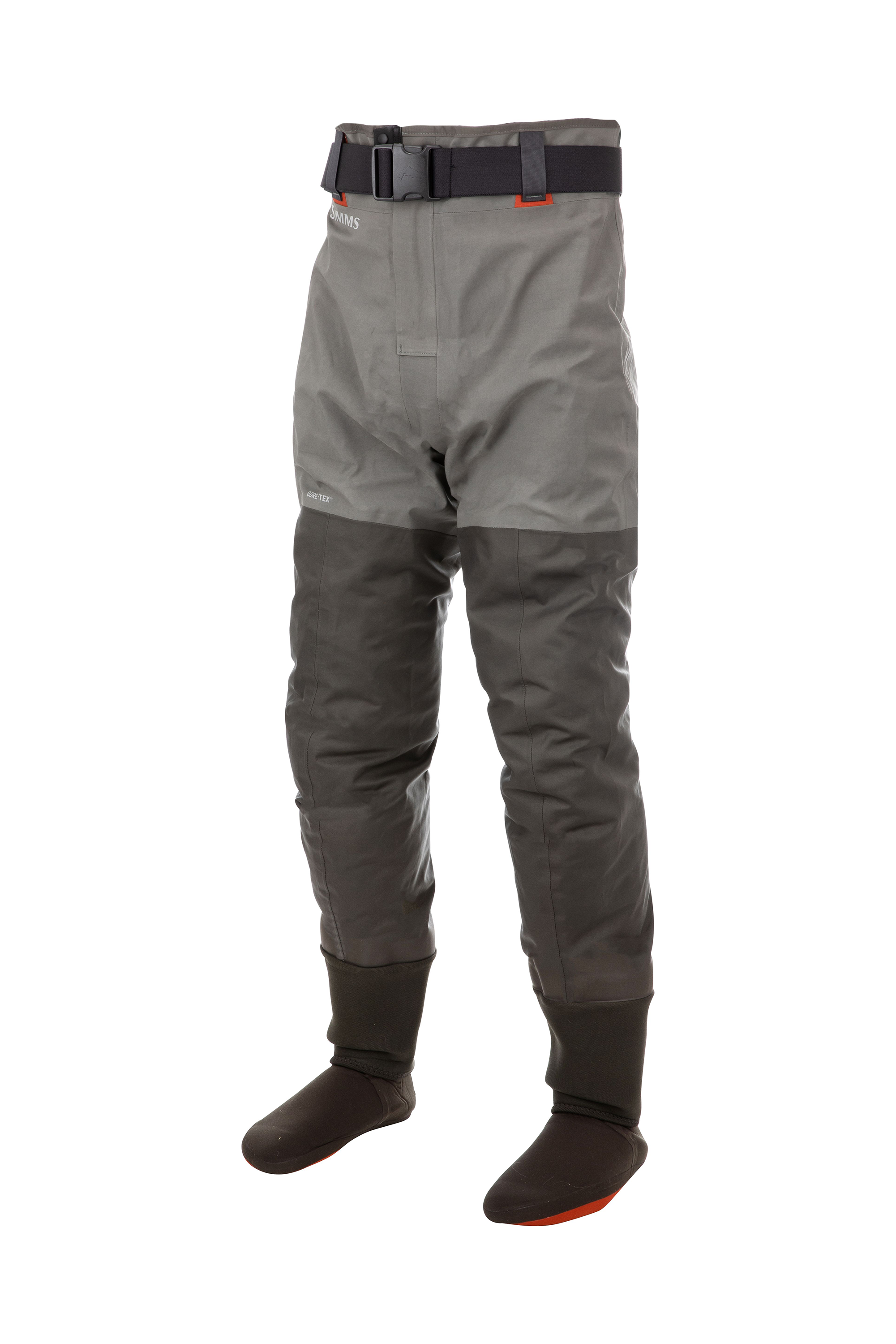 Image of Simms G3 Guide GORE-TEX Waist-High Stockingfoot Waders for Men - Gunmetal - Large King