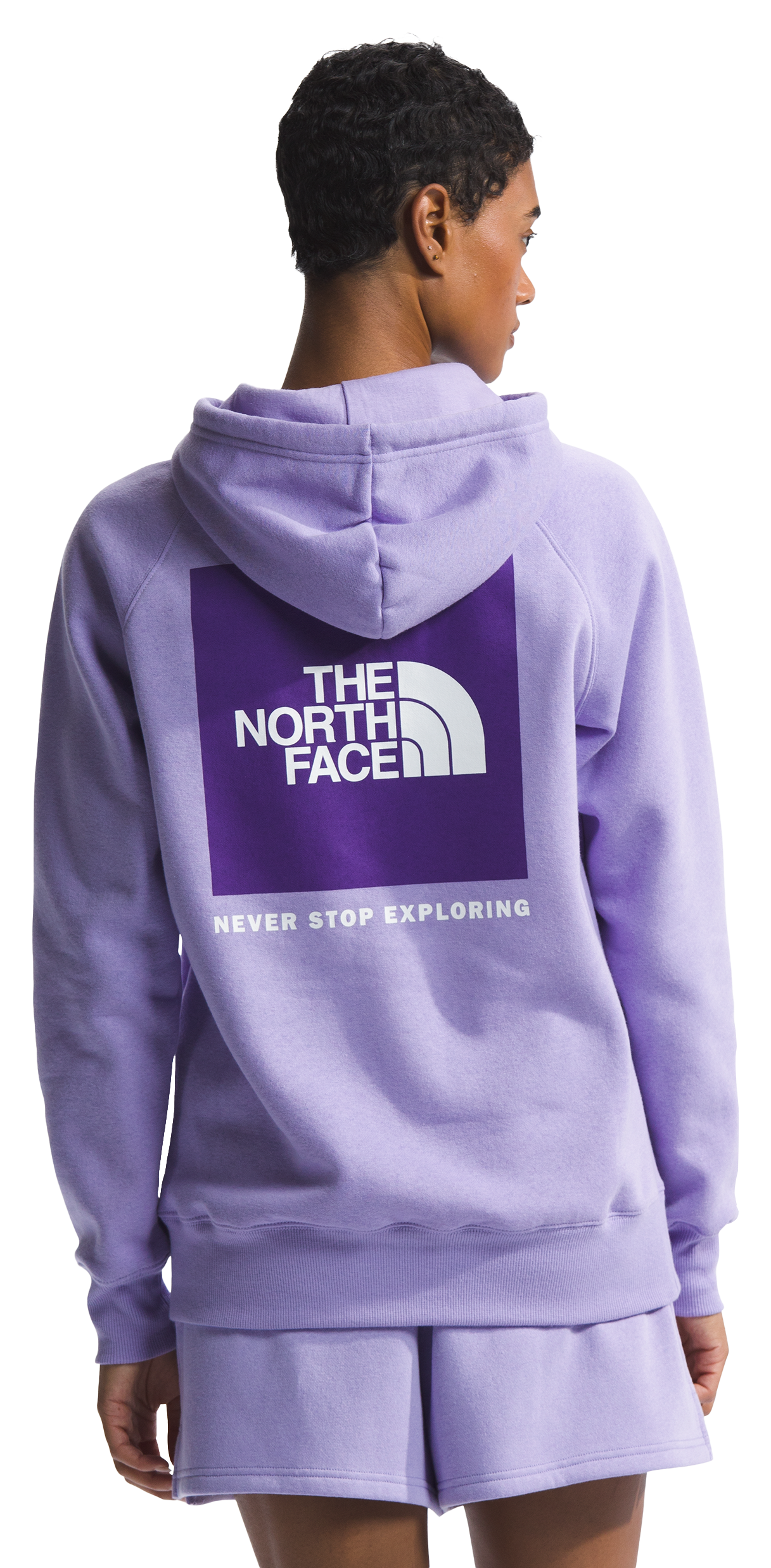 The North Face Box NSE Long-Sleeve Hoodie for Ladies - High Purple - S -  196575494594